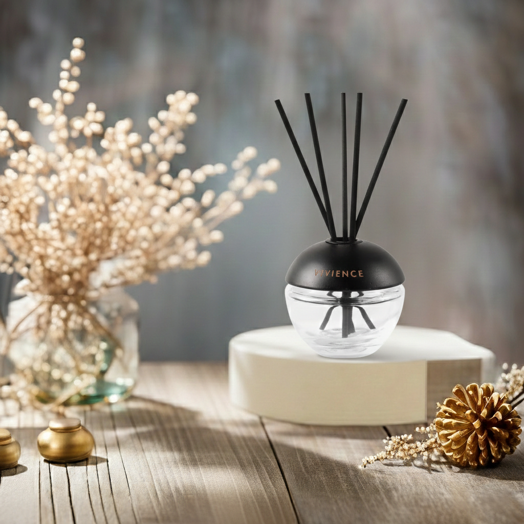 Round Modern Reed Diffuser , Lily of the Valley