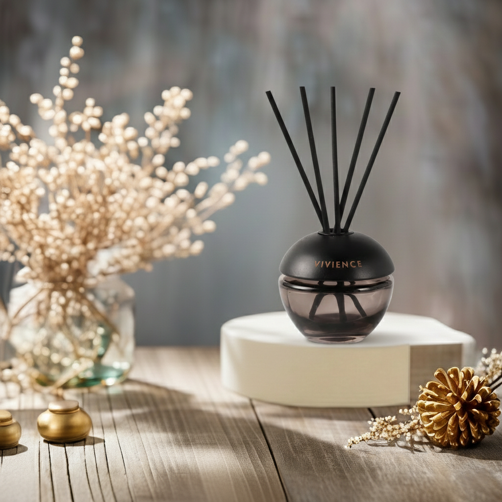 Round Modern Reed Diffuser , Lily of the Valley