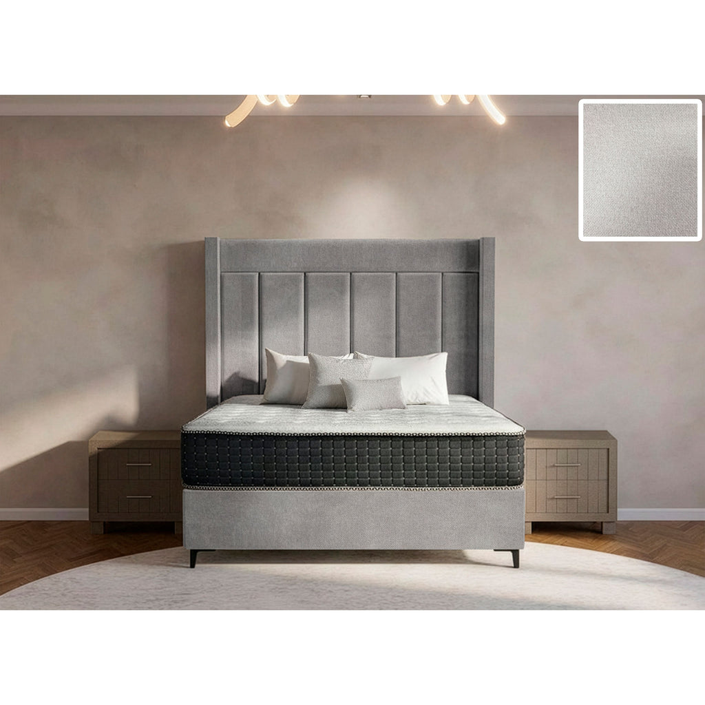 Luxeloom Side Wings Bed and Headboard