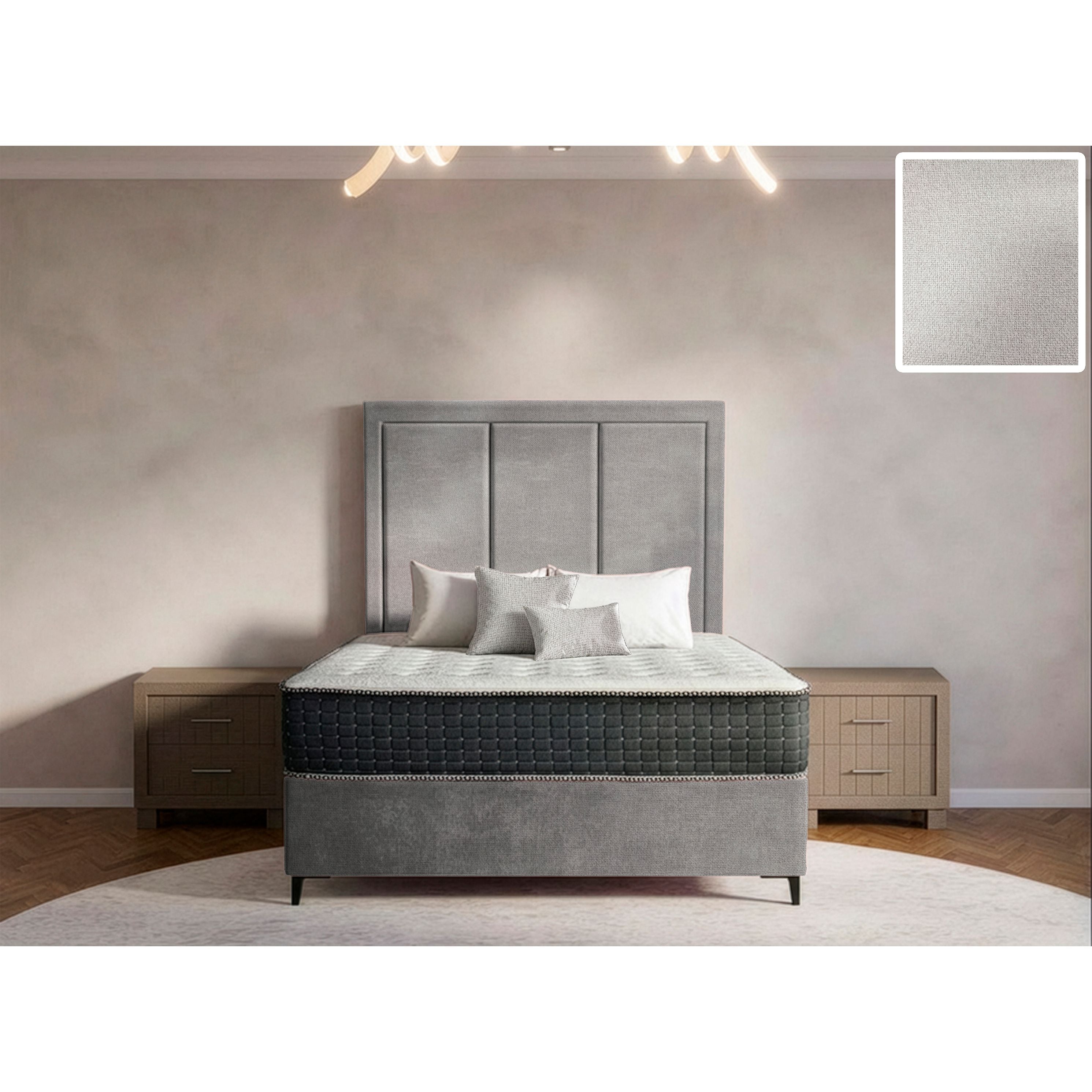 Arlington Rimline Bed and Headboard