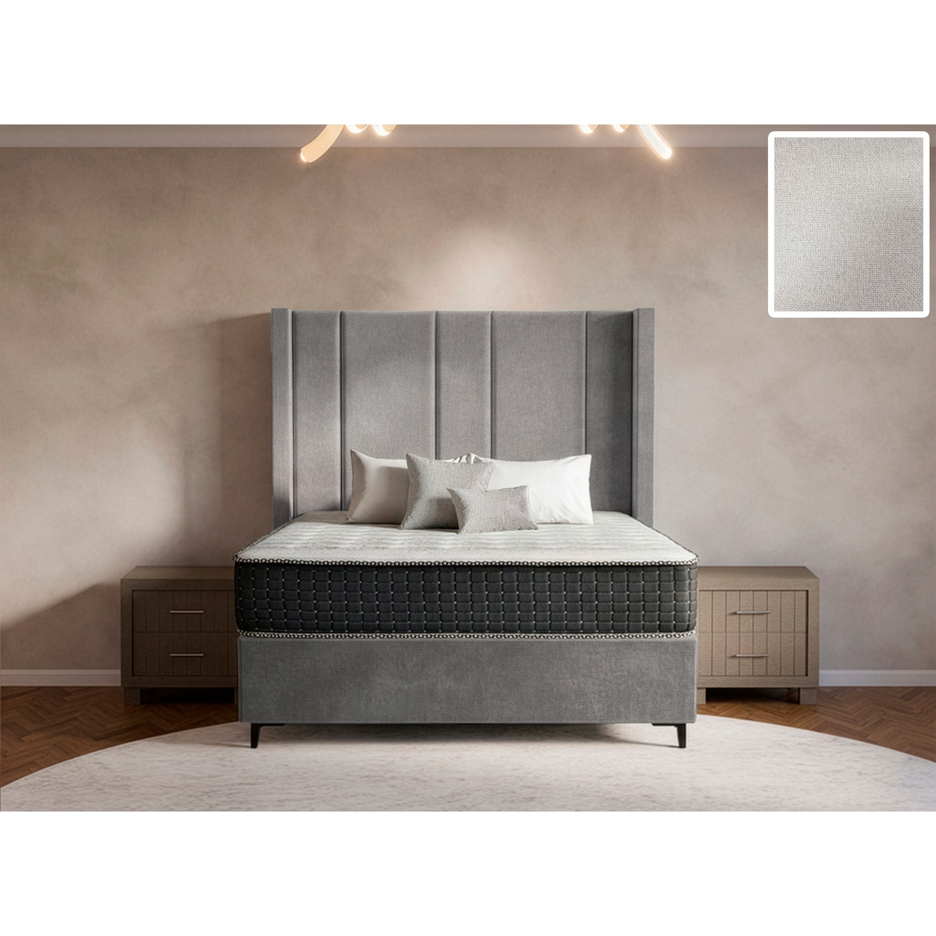 Prestige Side Wings Bed and Headboard