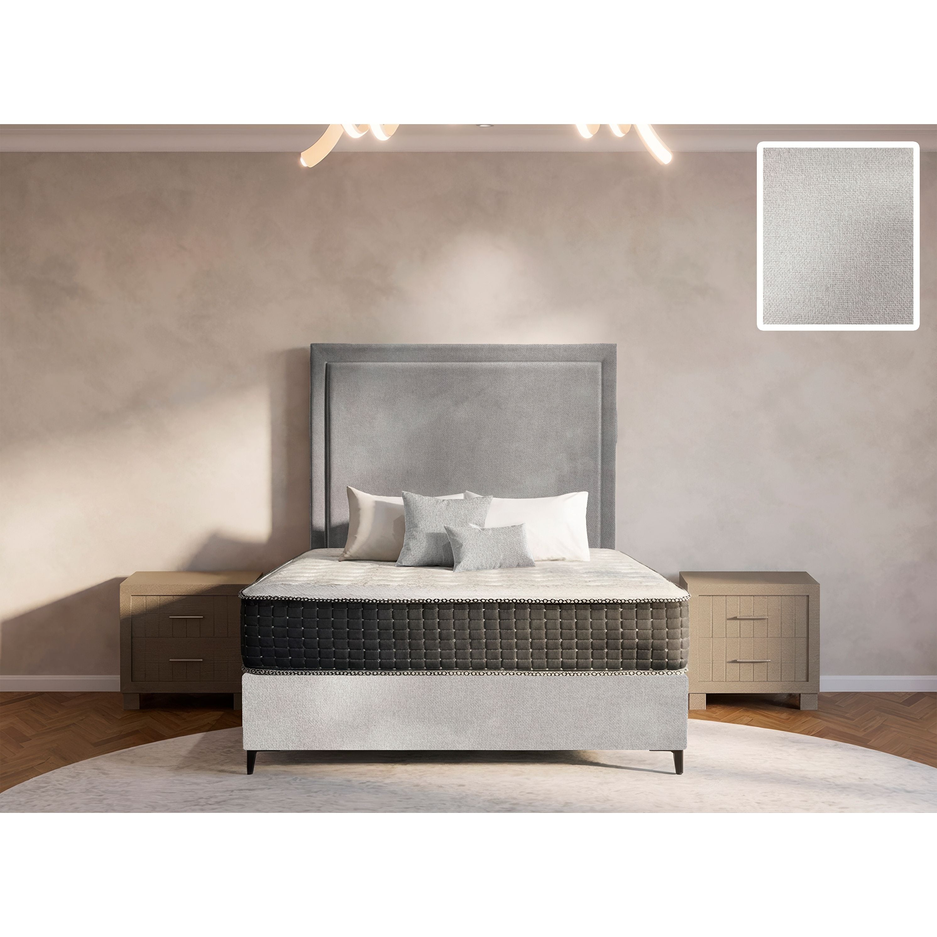 Orlando Rimline Bed and Headboard