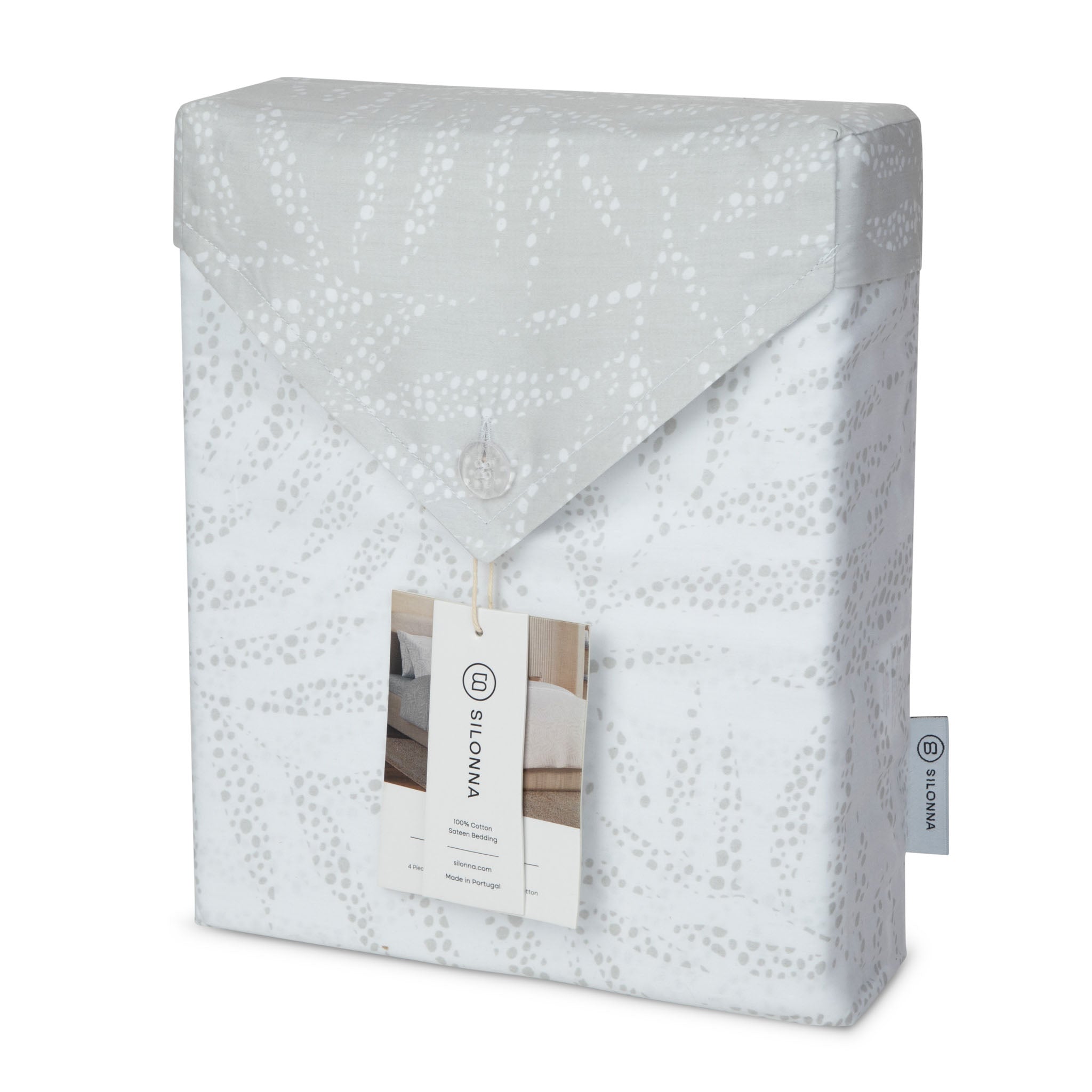 The Maui Duvet Cover Bedding Set - Fog
