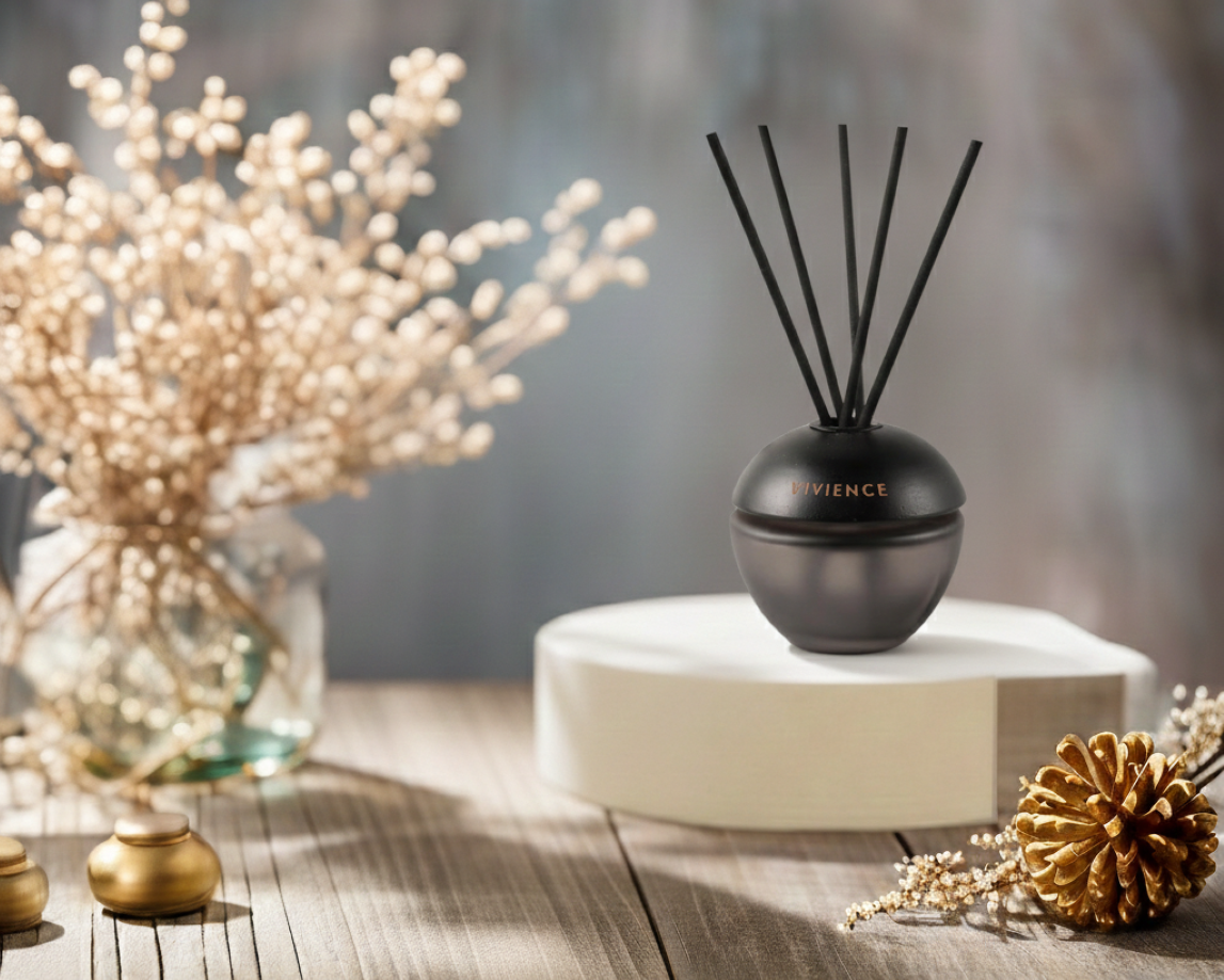 Round Modern Reed Diffuser , Lily of the Valley