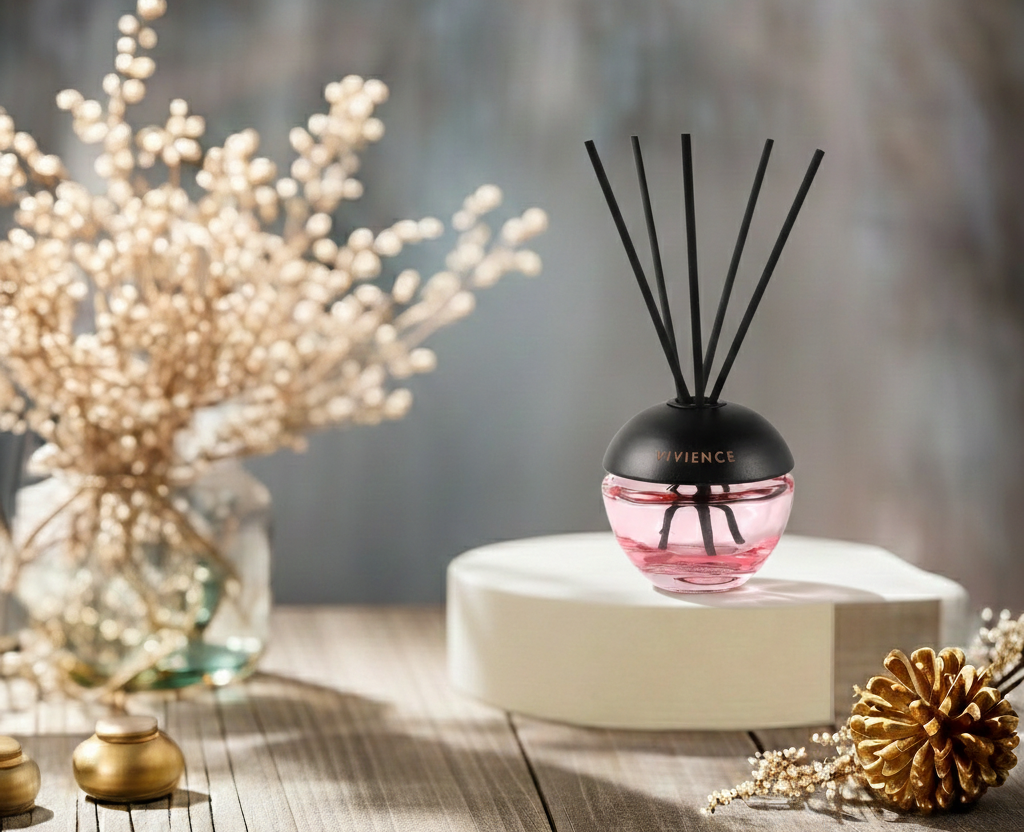 Round Modern Reed Diffuser , Lily of the Valley