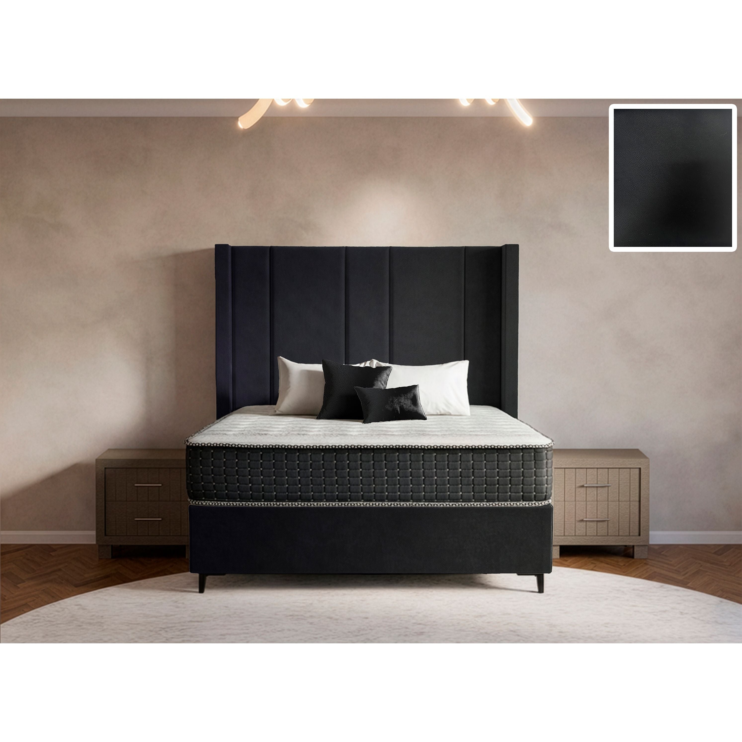 Prestige Side Wings Bed and Headboard