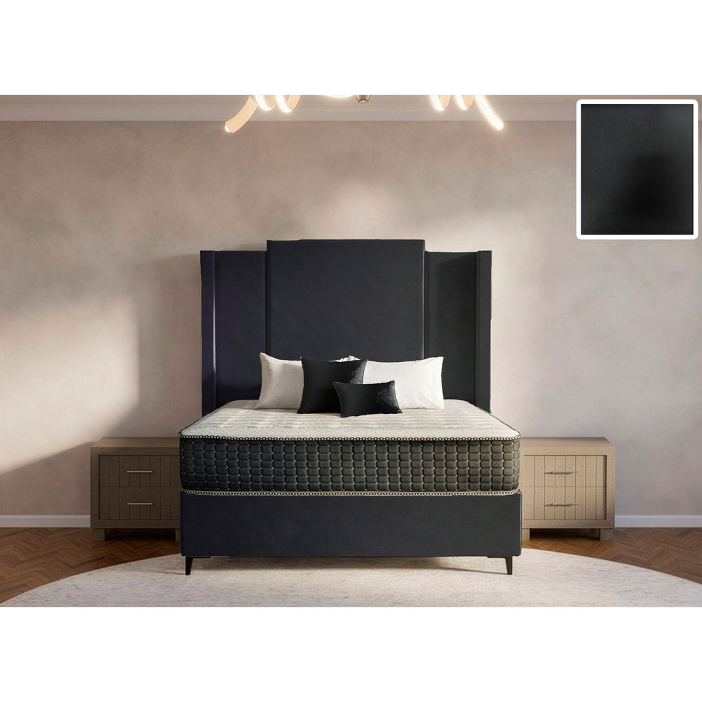 Wave Side Wings Bed and Headboard