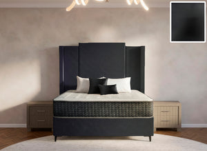 Wave Side Wings Bed and Headboard