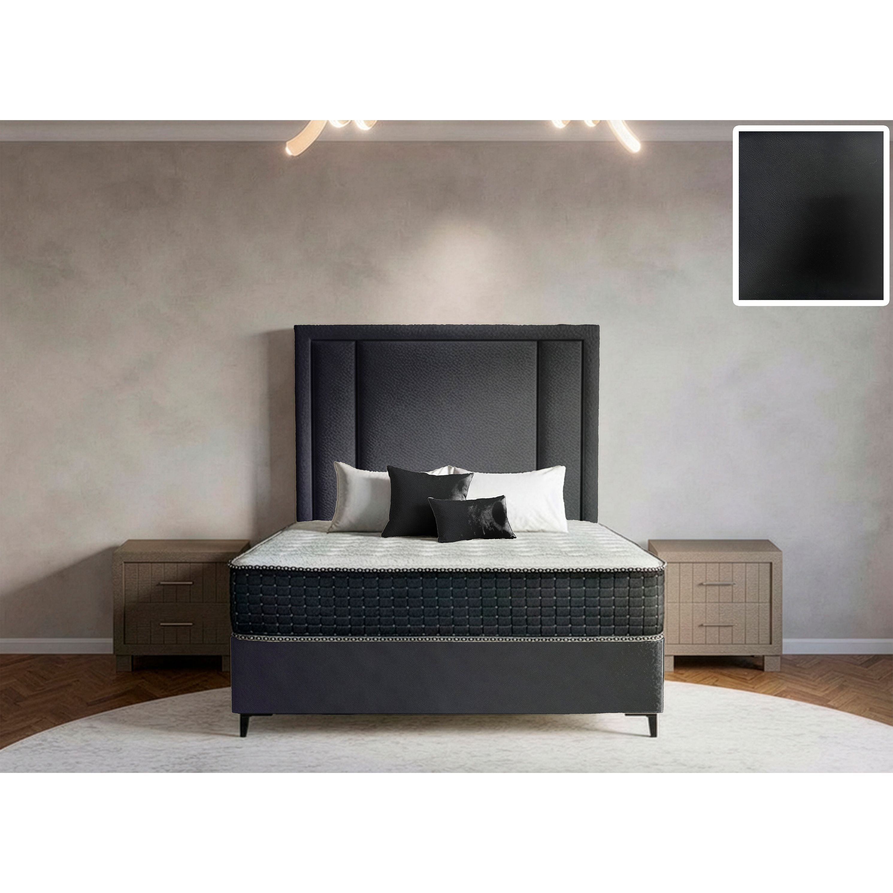 Apex Rimline Bed and Headboard