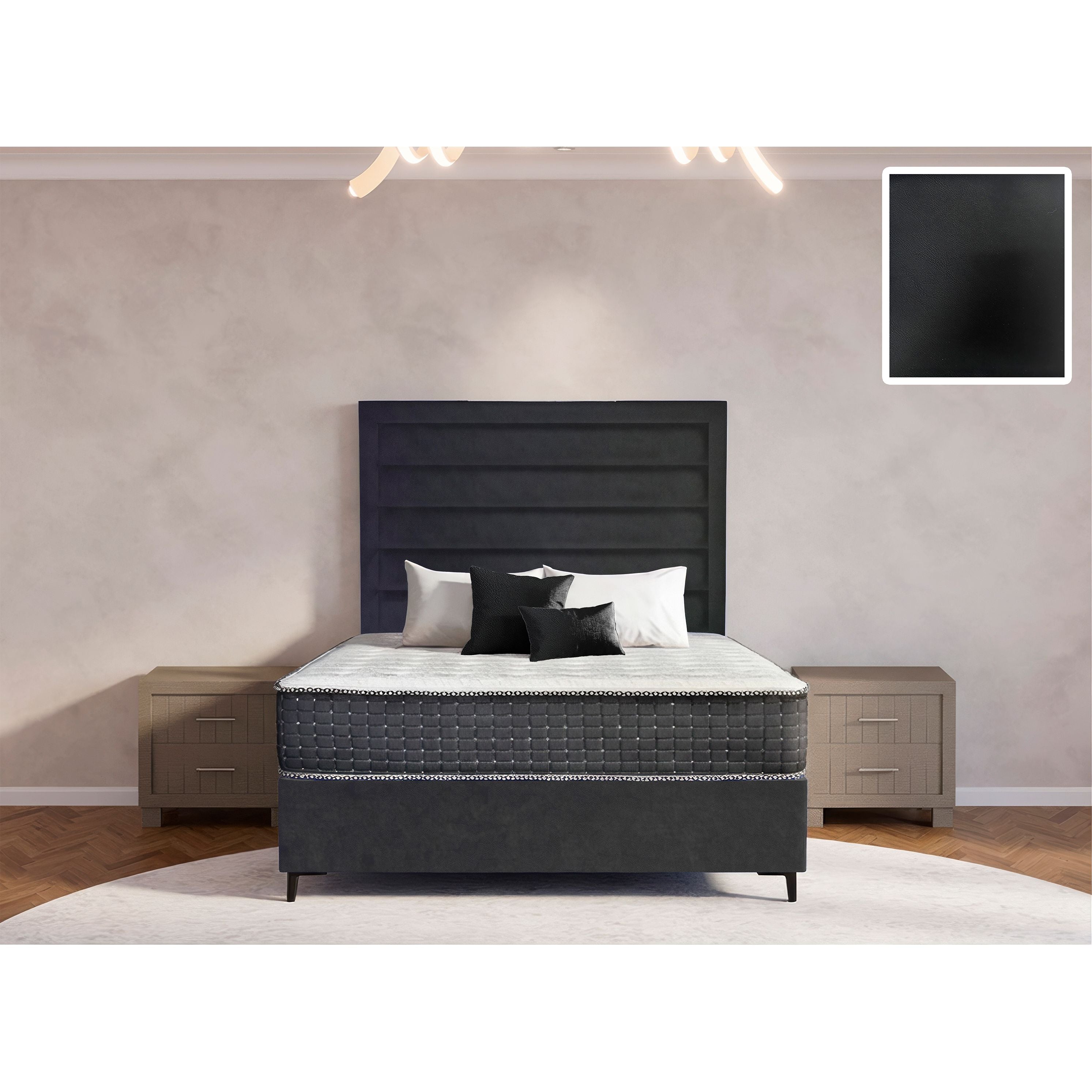 Oxford Rimline Bed and Headboard