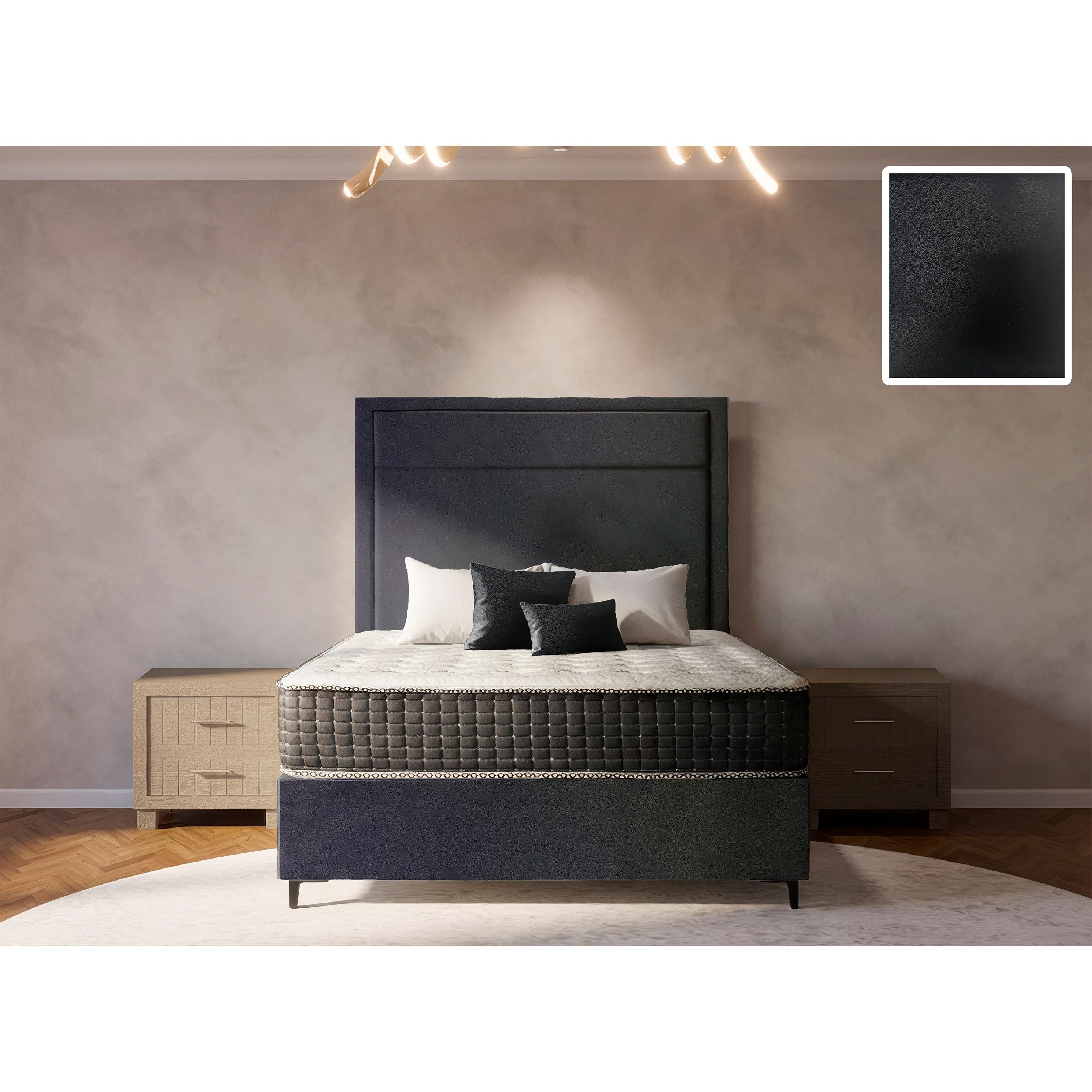 Eminence Rimline Bed and Headboard