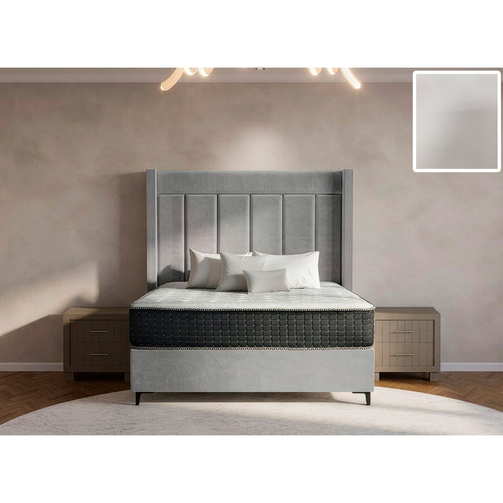Luxeloom Side Wings Bed and Headboard