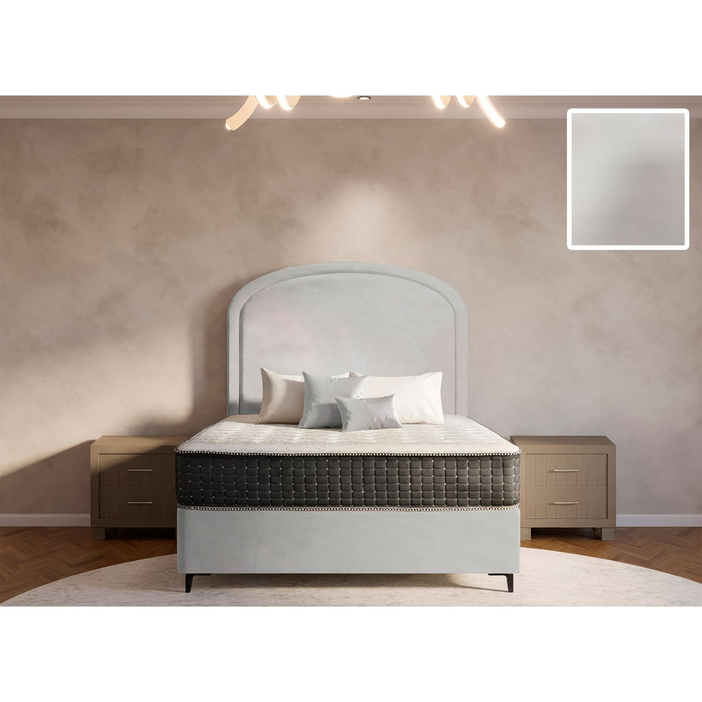 Meridian Rimline Bed and Headboard