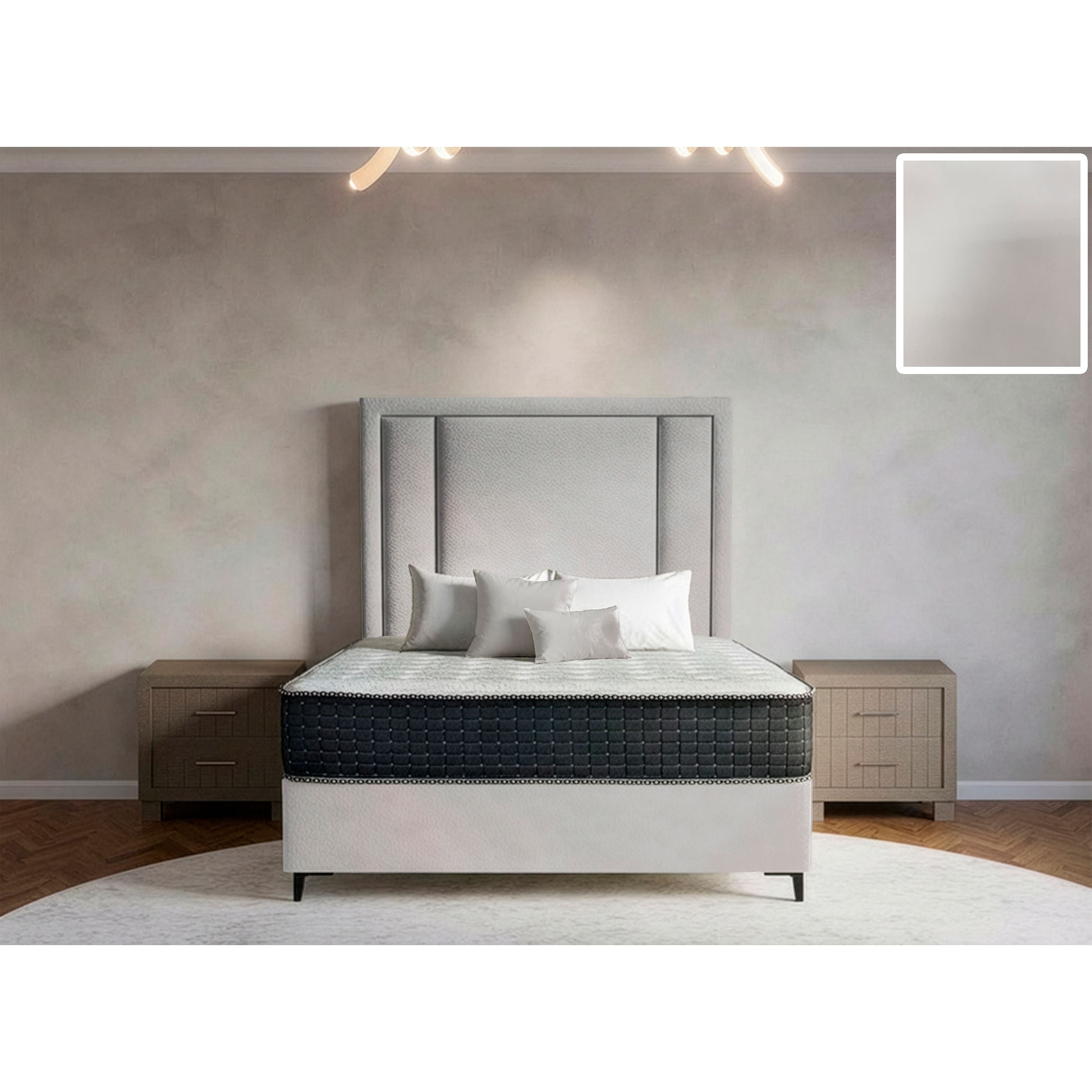 Apex Rimline Bed and Headboard