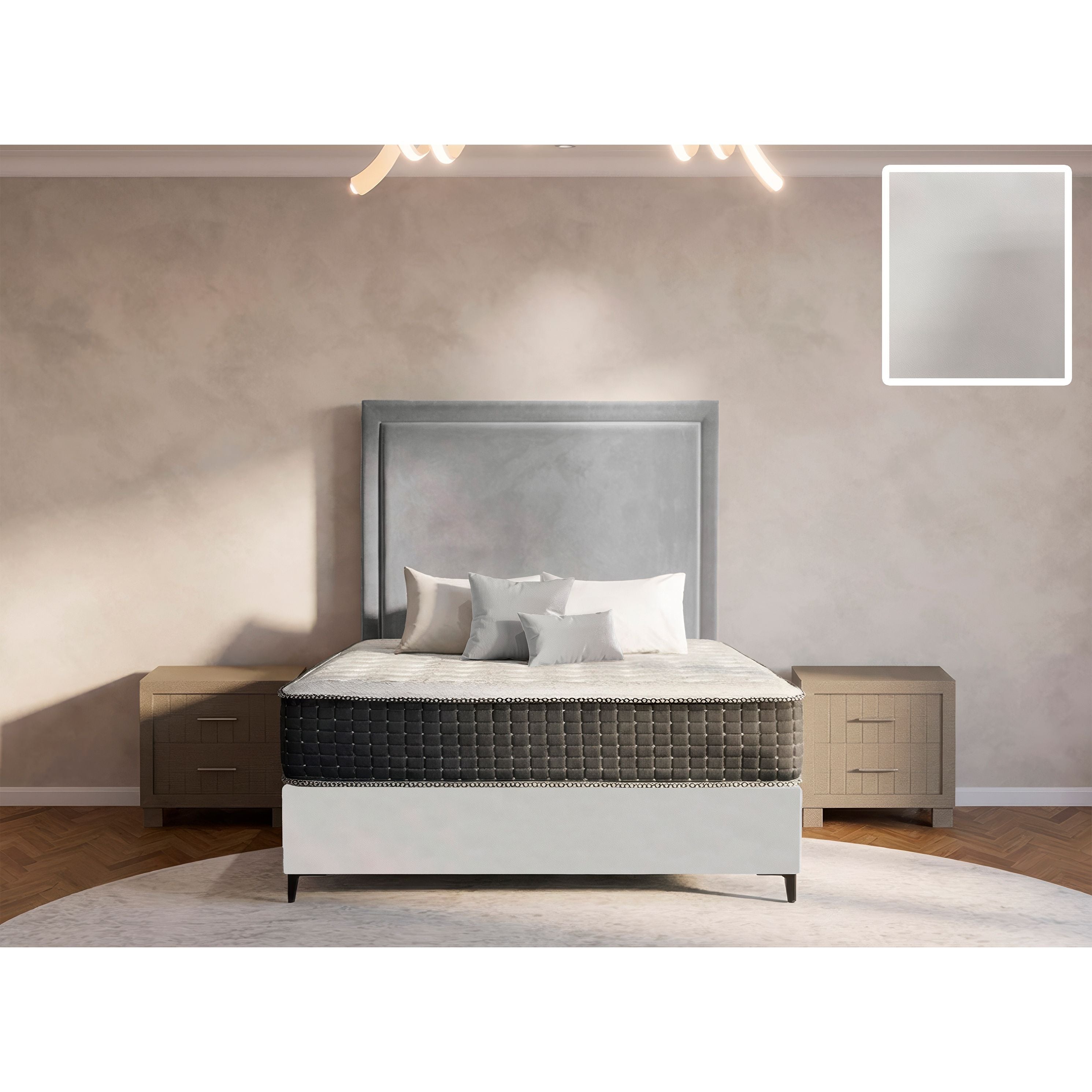 Orlando Rimline Bed and Headboard