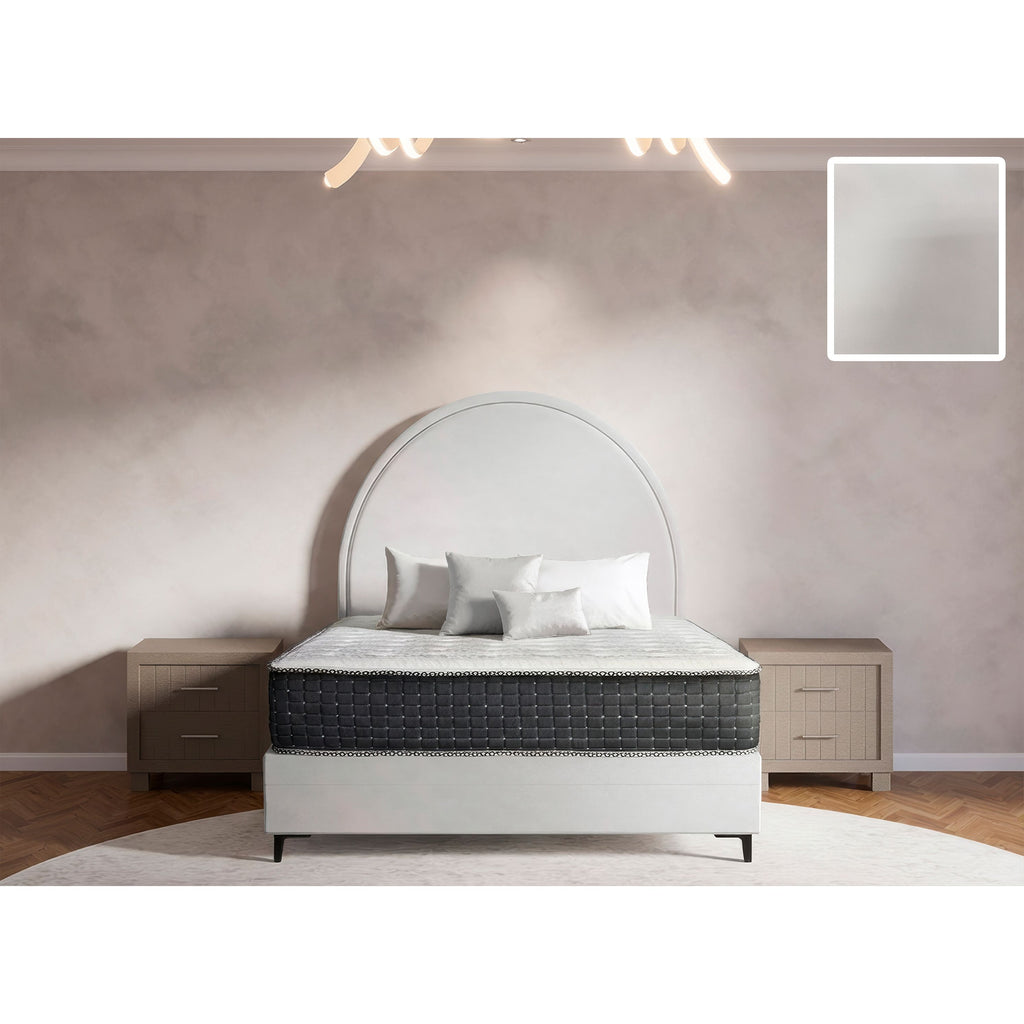 Sphere Rimline Bed and Headboard