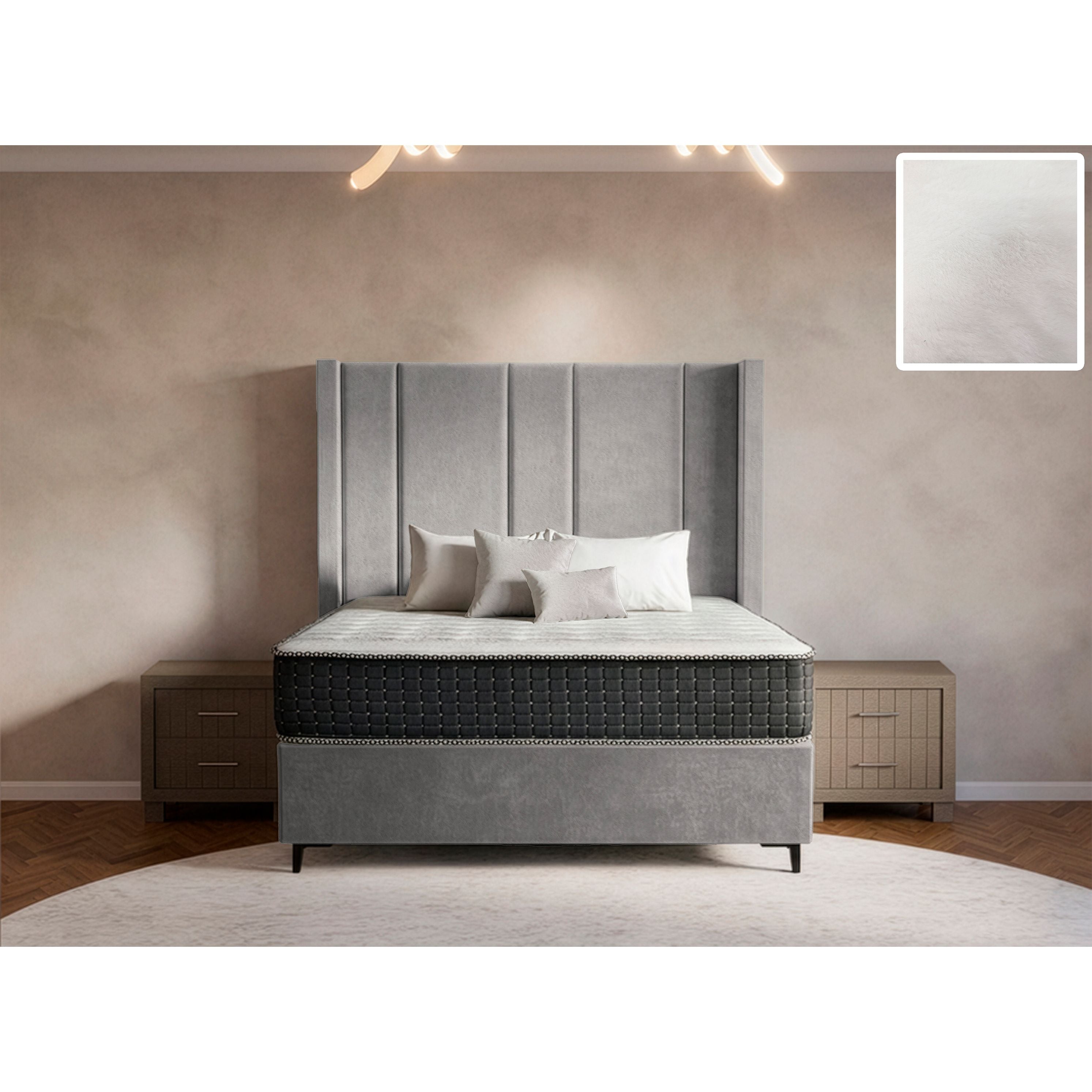 Prestige Side Wings Bed and Headboard