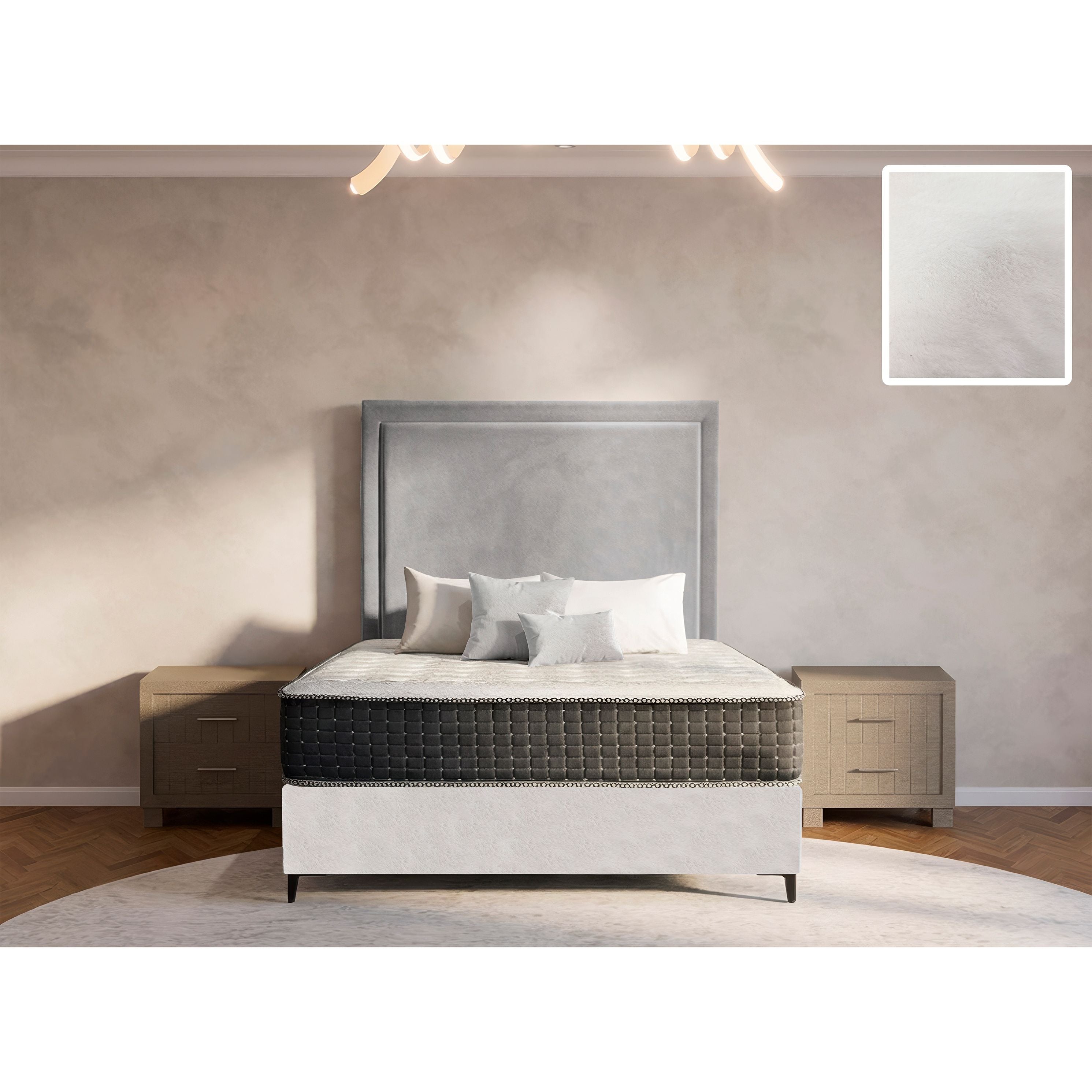 Orlando Rimline Bed and Headboard