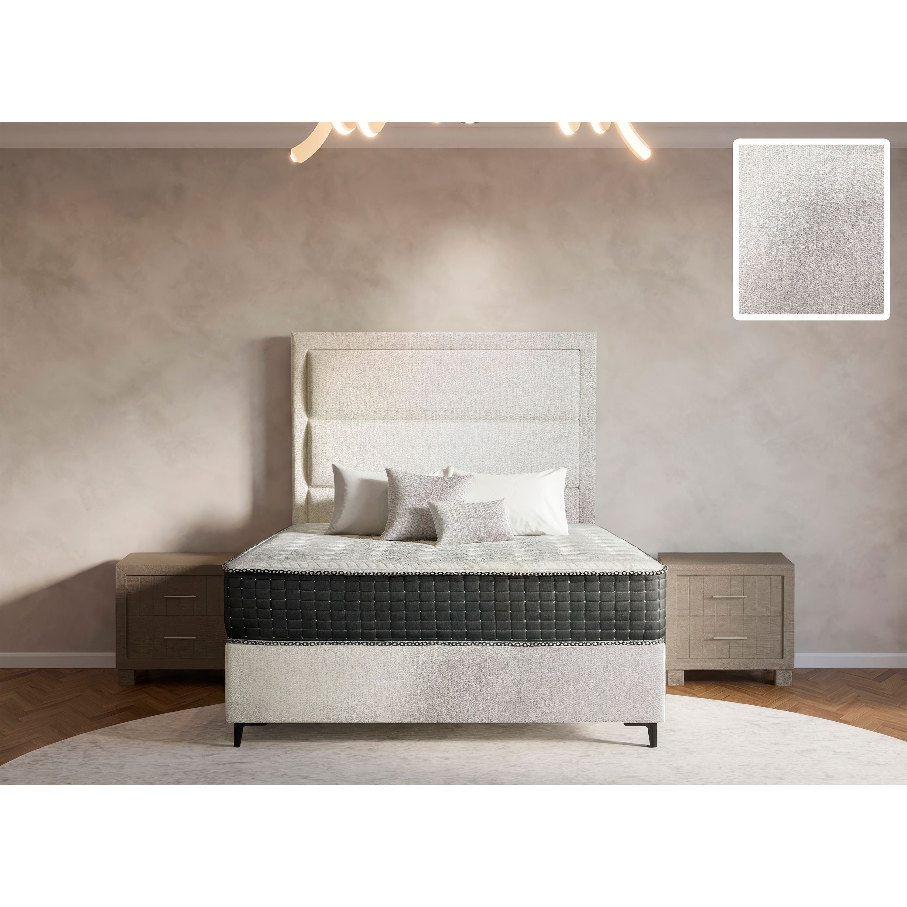 Concord Rimline Bed and Headboard