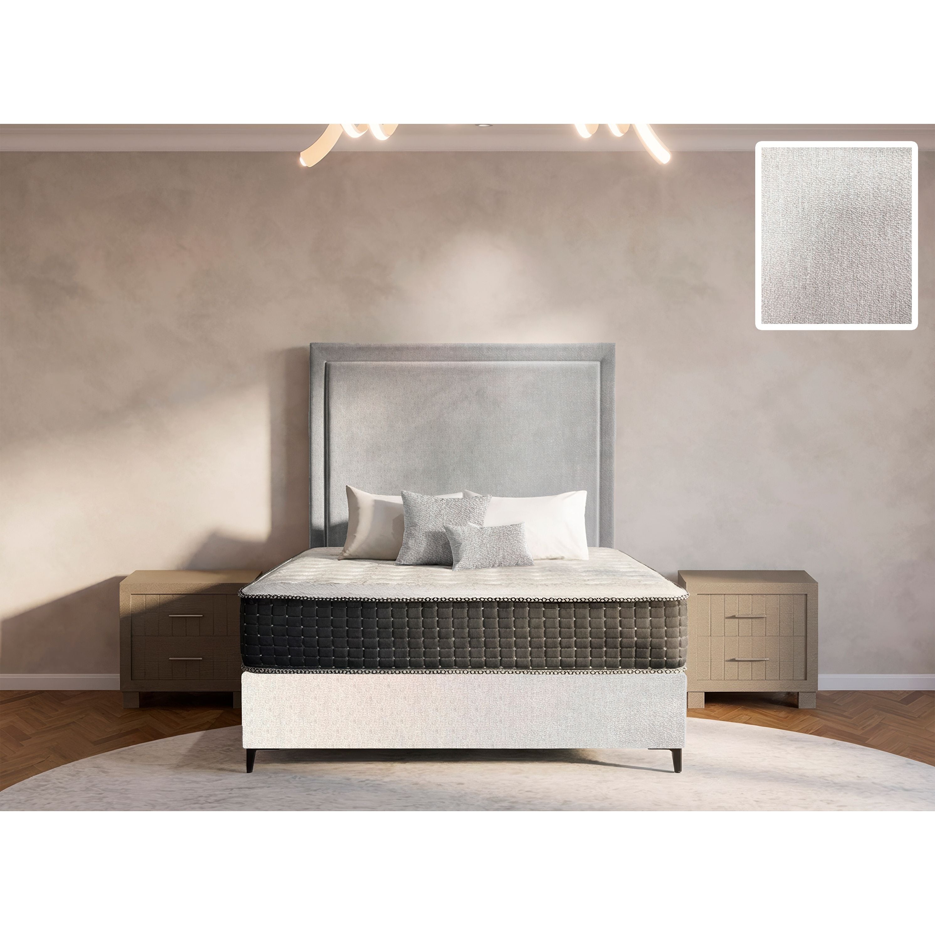 Orlando Rimline Bed and Headboard