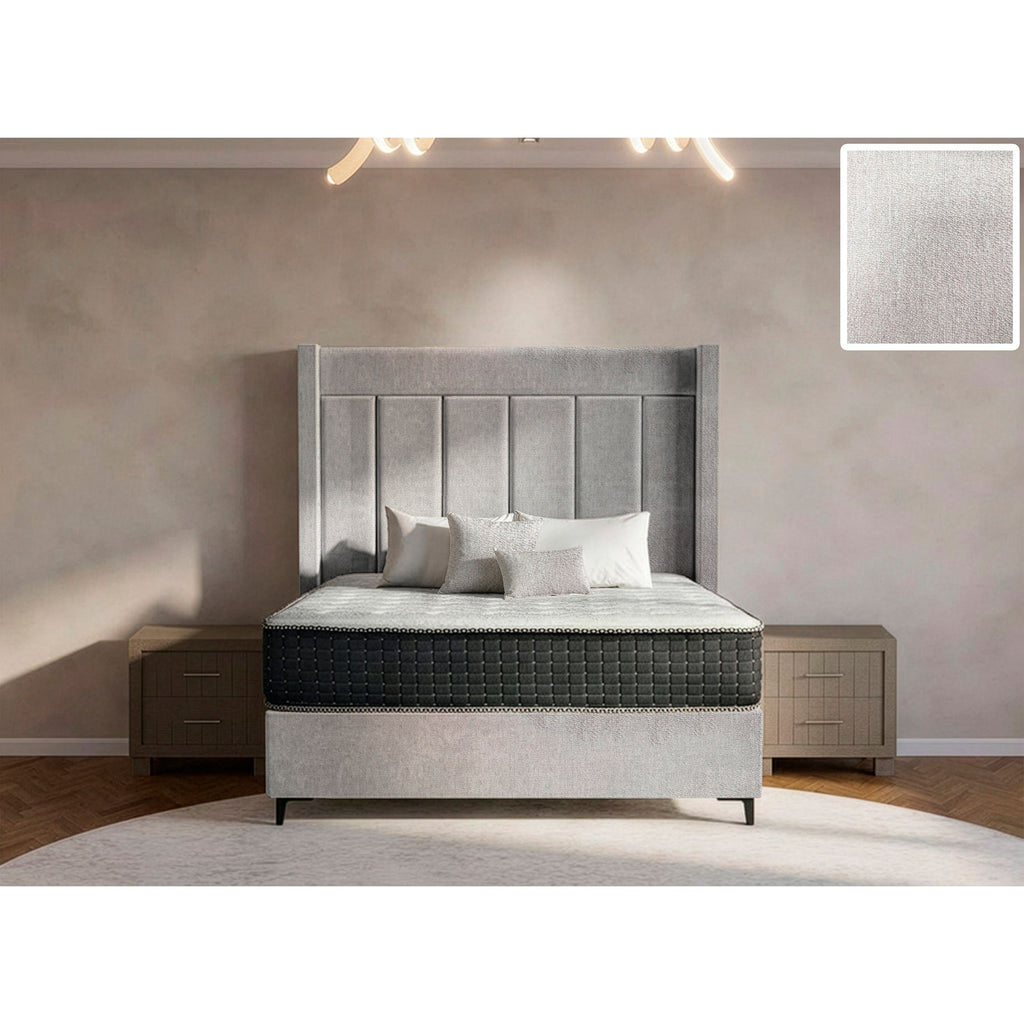 Luxeloom Side Wings Bed and Headboard
