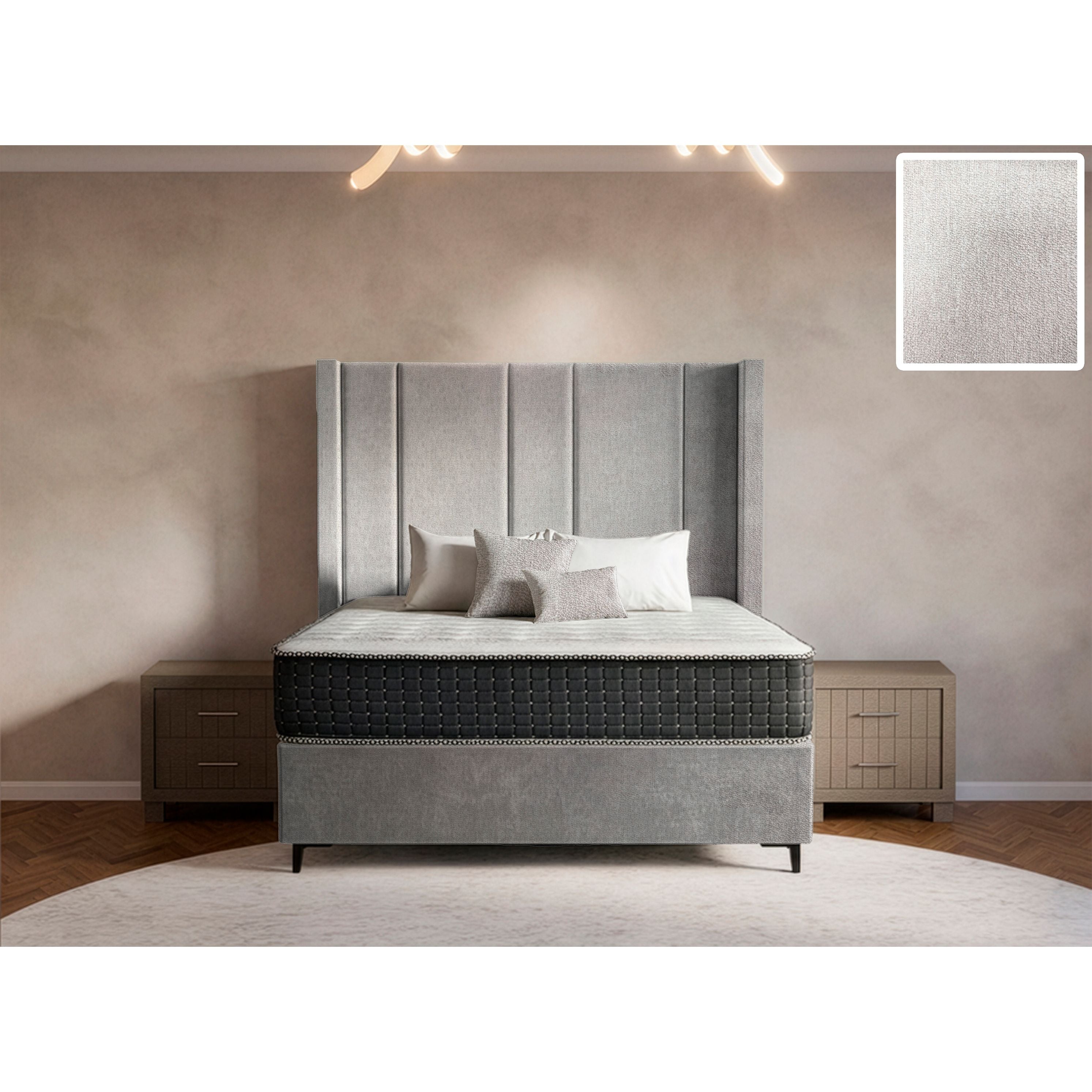 Prestige Side Wings Bed and Headboard