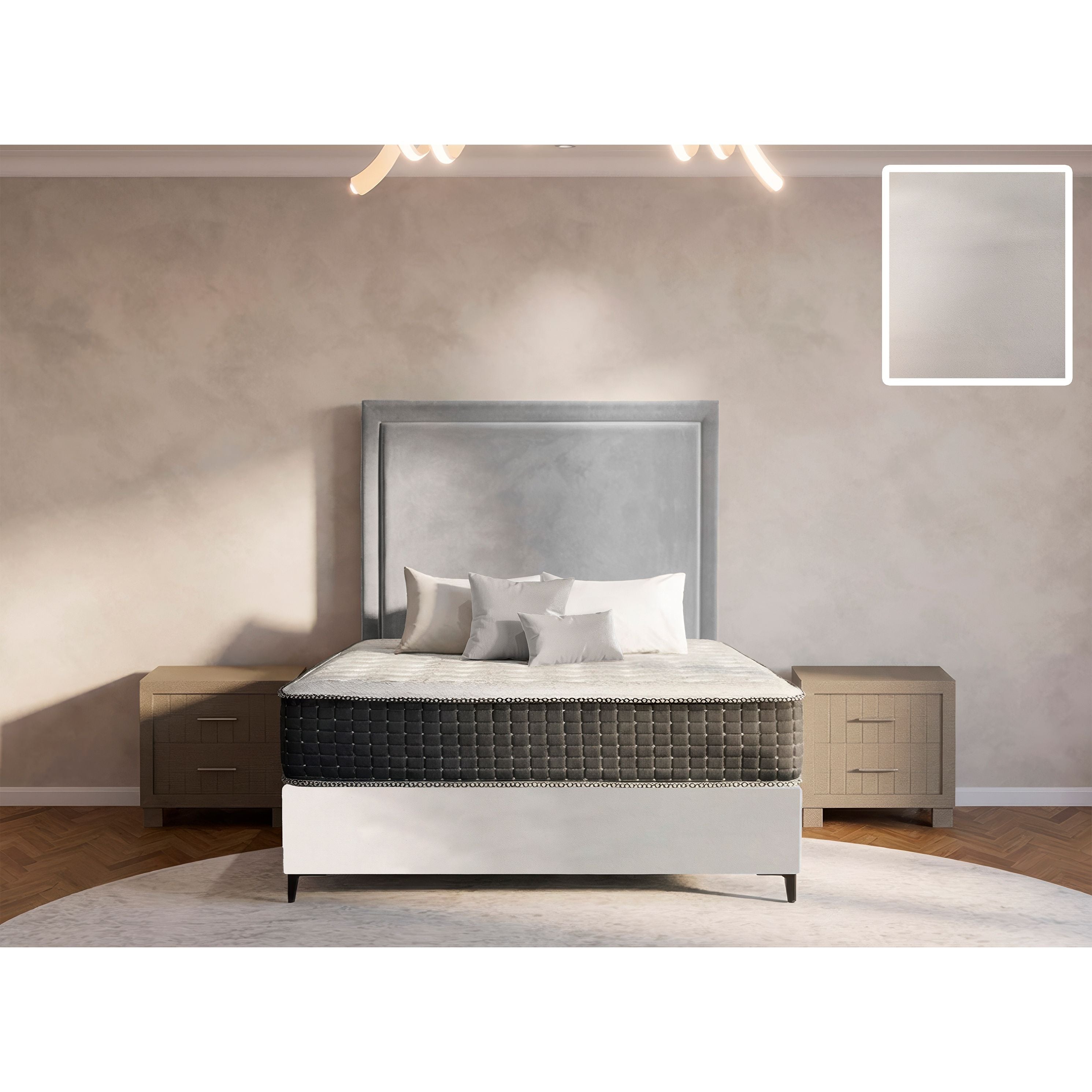 Orlando Rimline Bed and Headboard