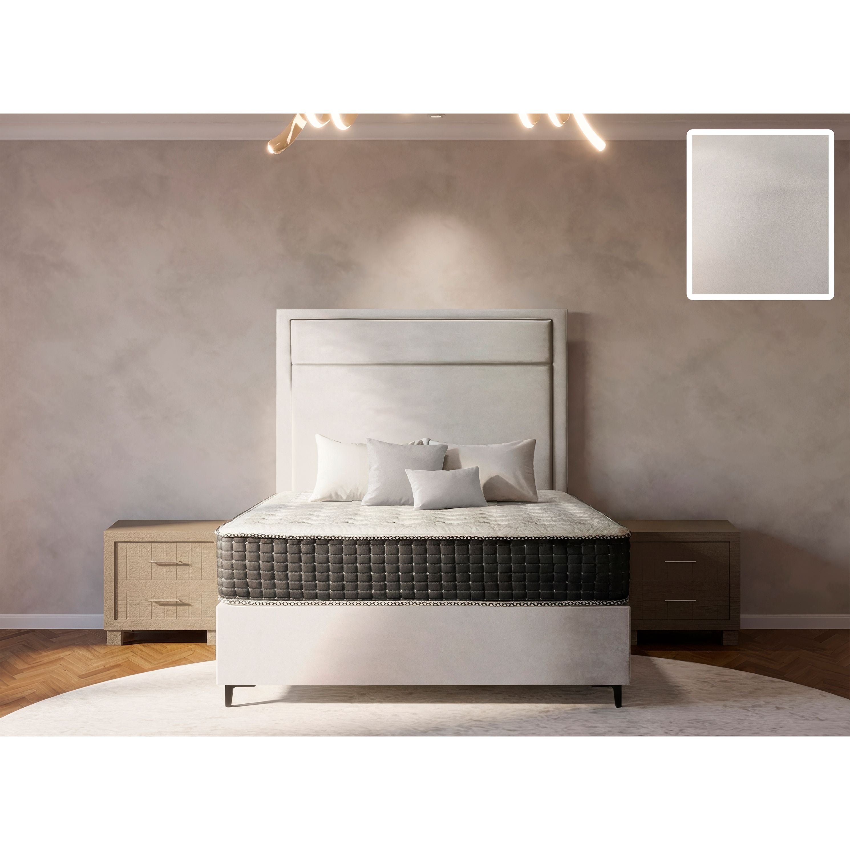 Eminence Rimline Bed and Headboard