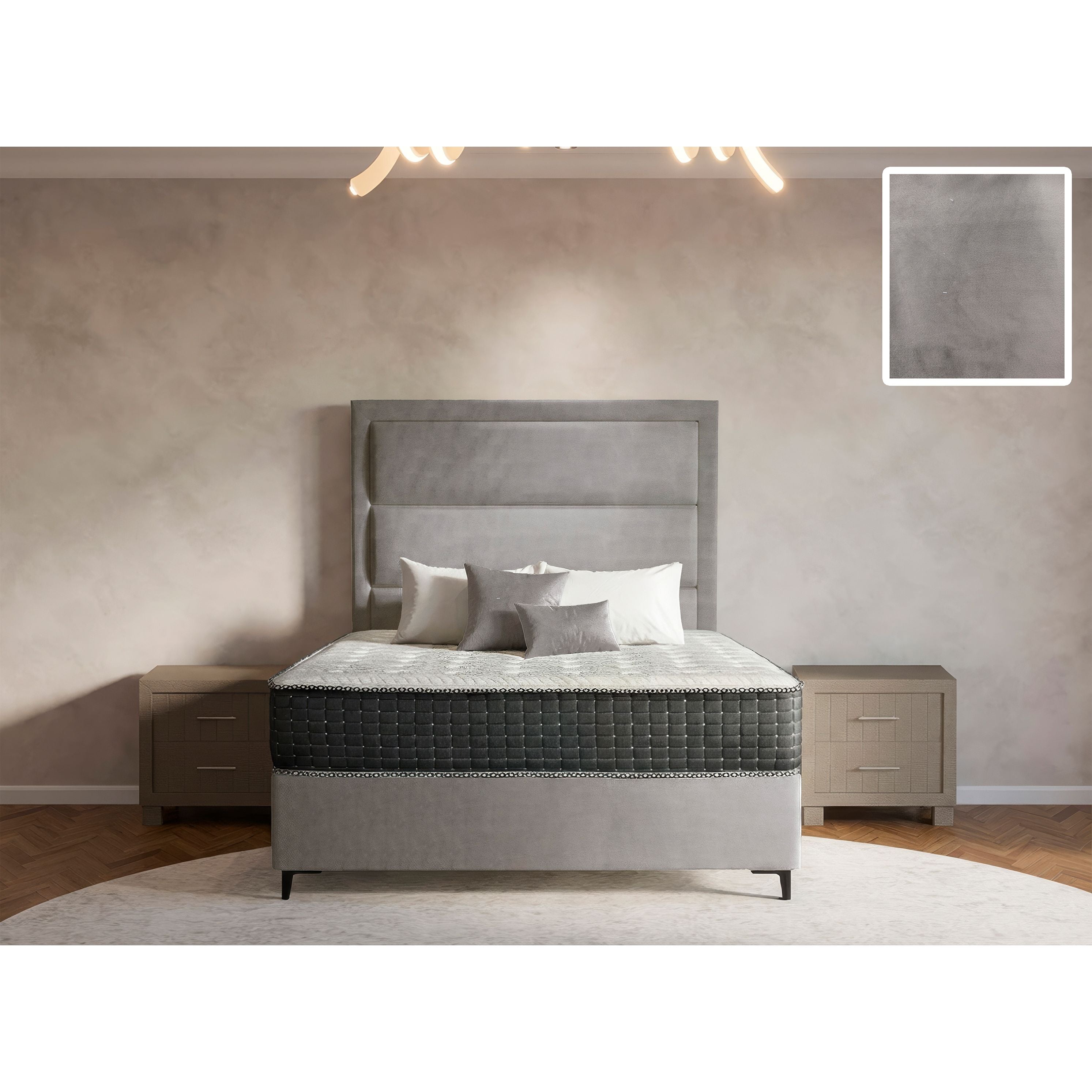 Concord Rimline Bed and Headboard