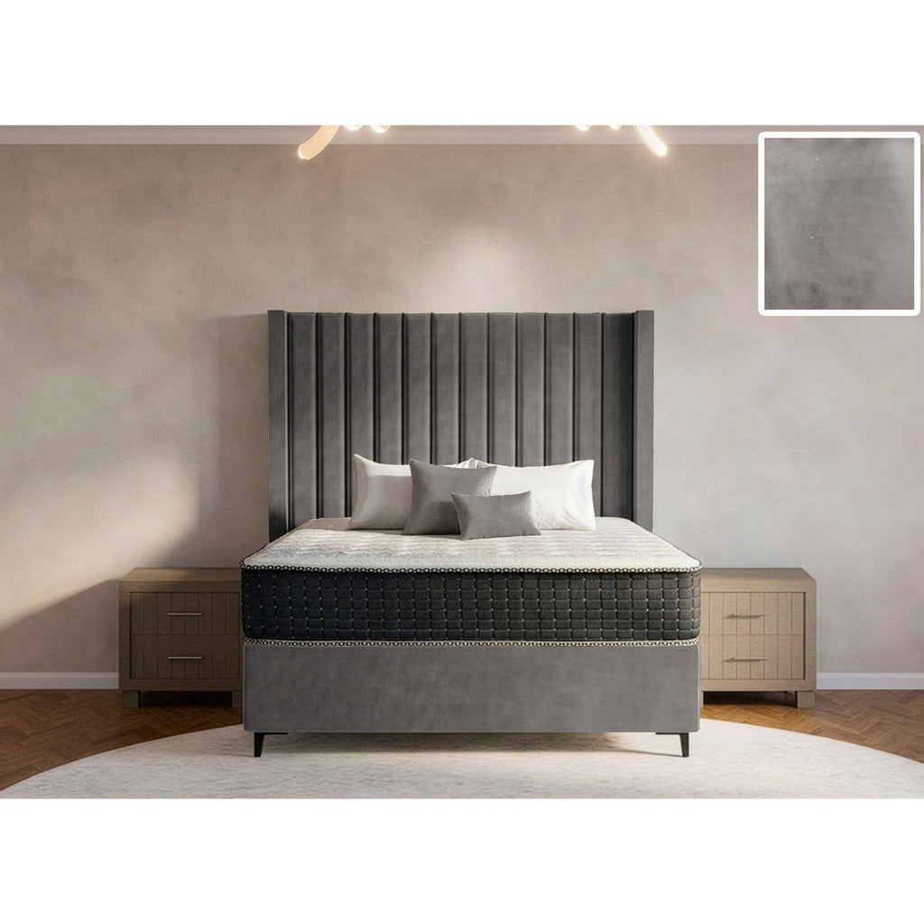 Majestic Side Wings Bed and Headboard