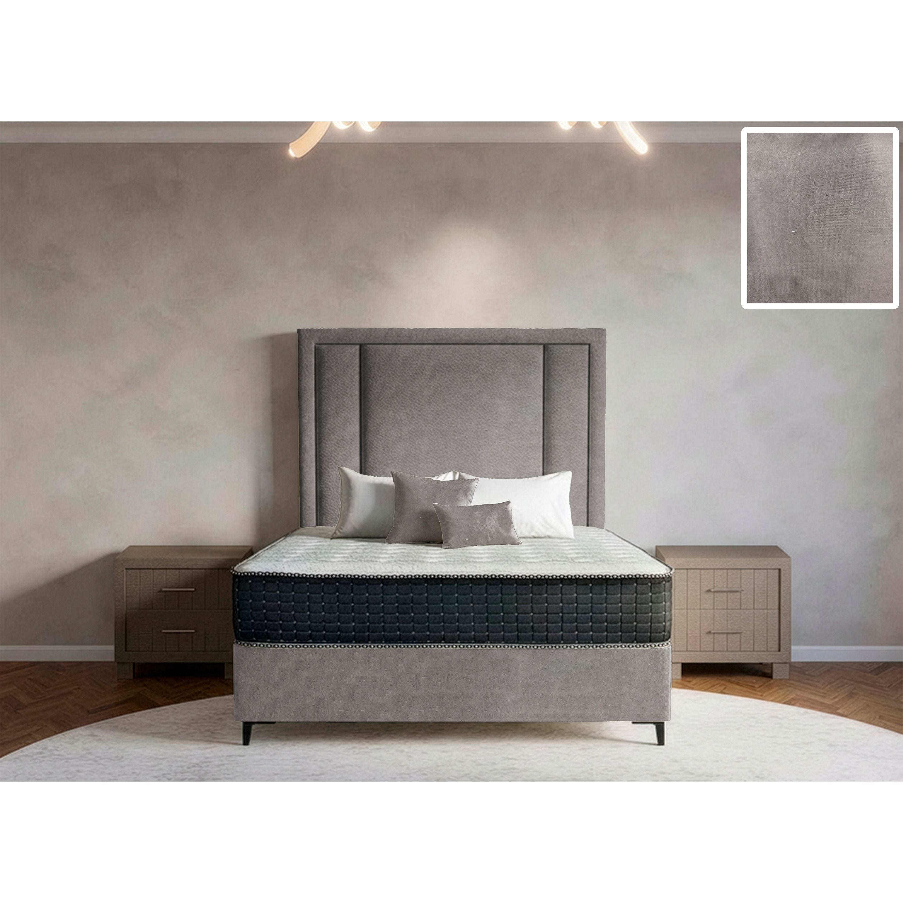 Apex Rimline Bed and Headboard
