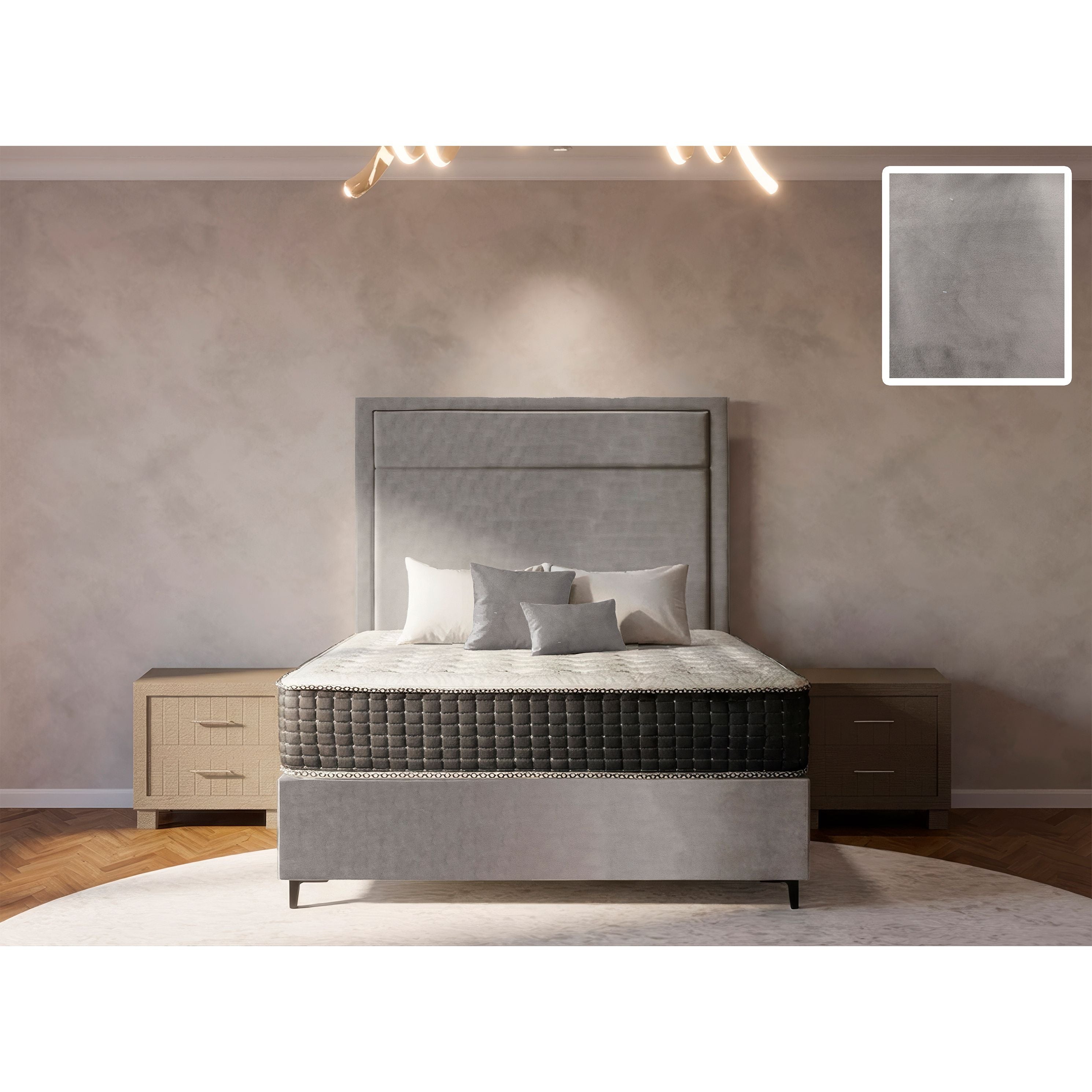 Eminence Rimline Bed and Headboard