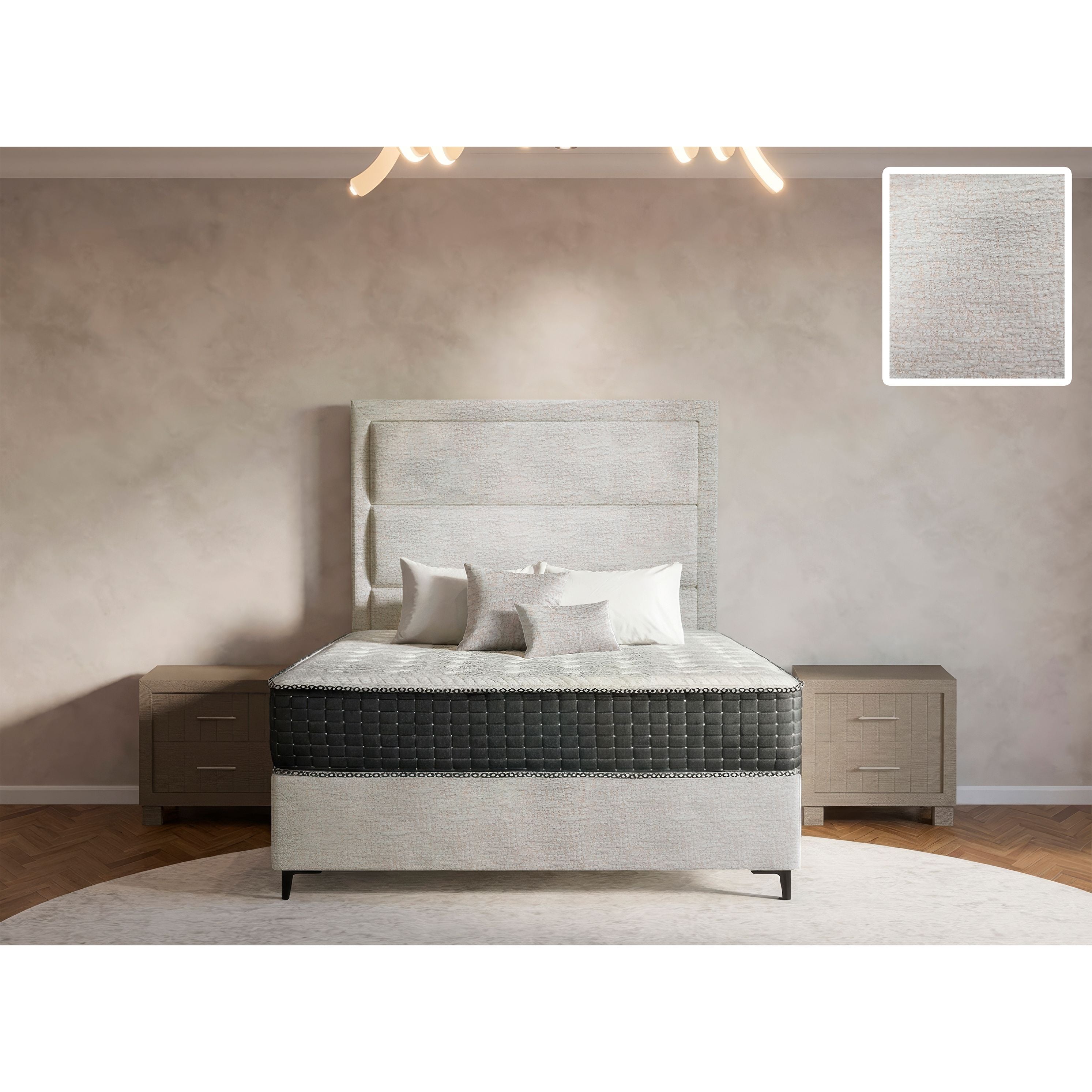 Concord Rimline Bed and Headboard