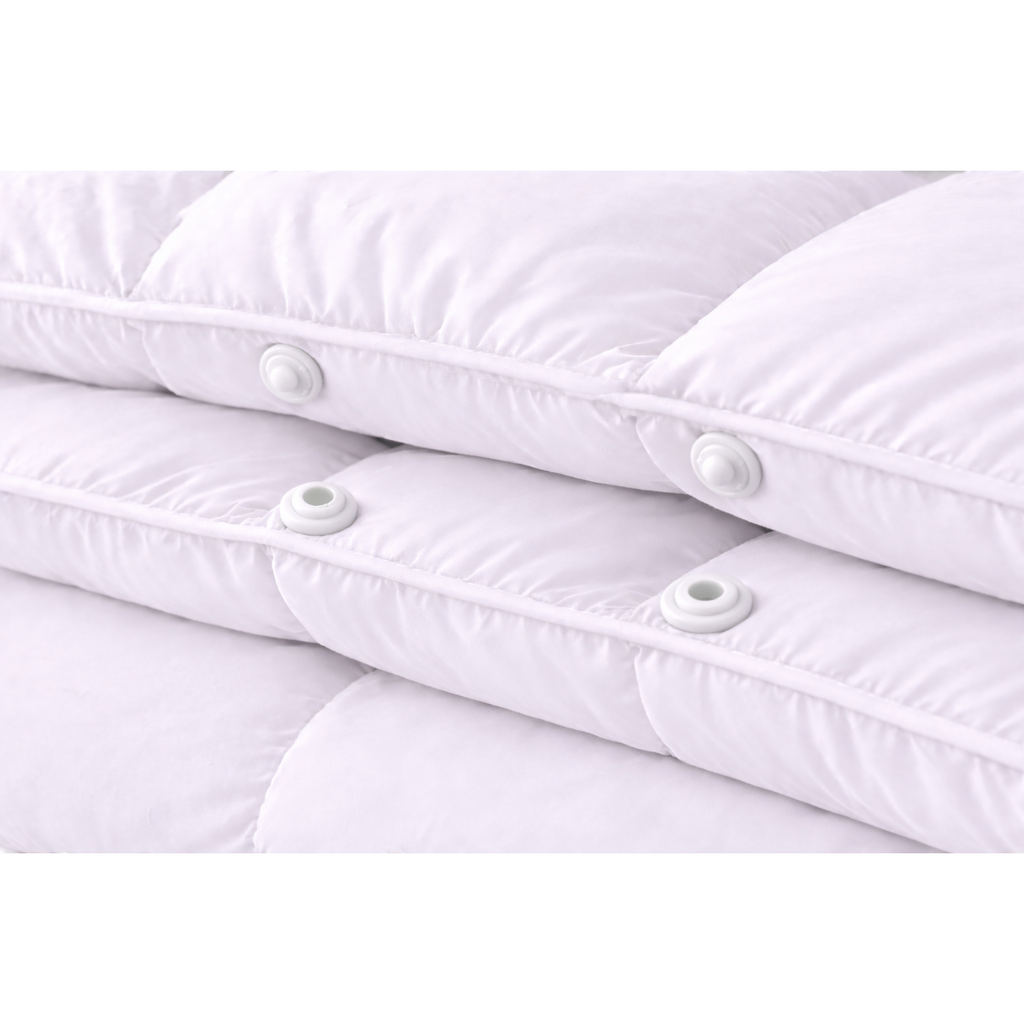 Three in one Snap Anytime 600 Fill Power White Goose Down Comforter By Downright