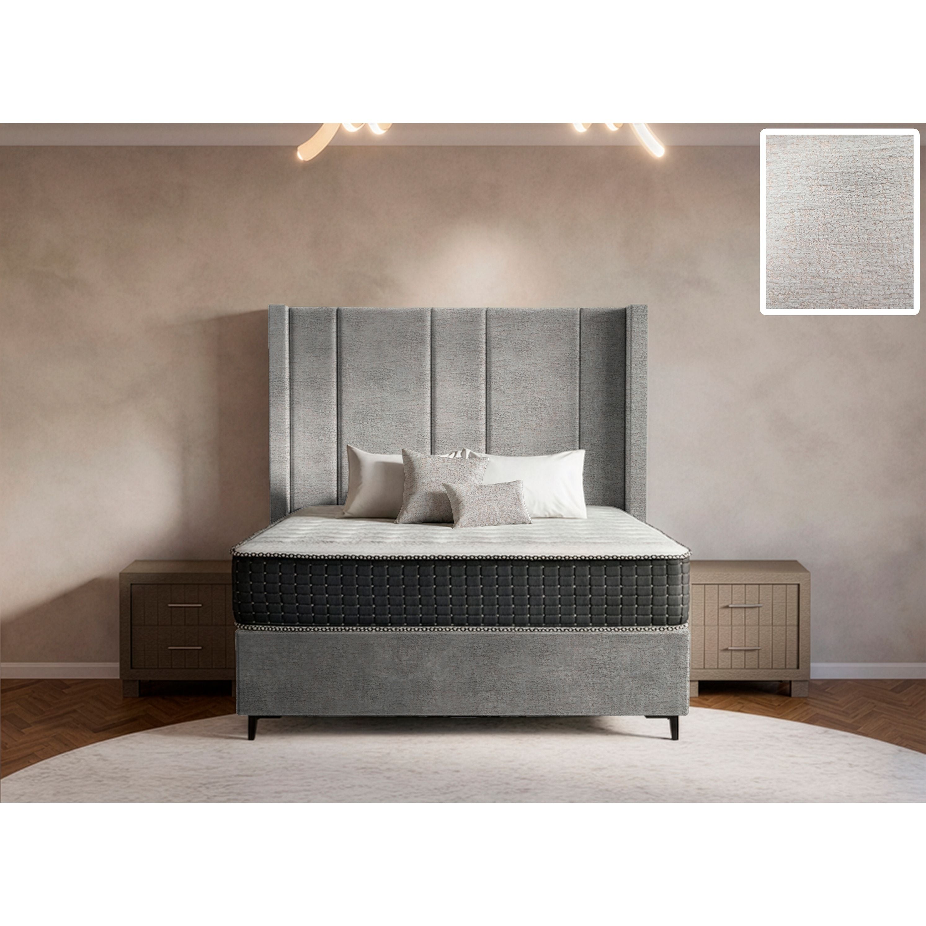 Prestige Side Wings Bed and Headboard
