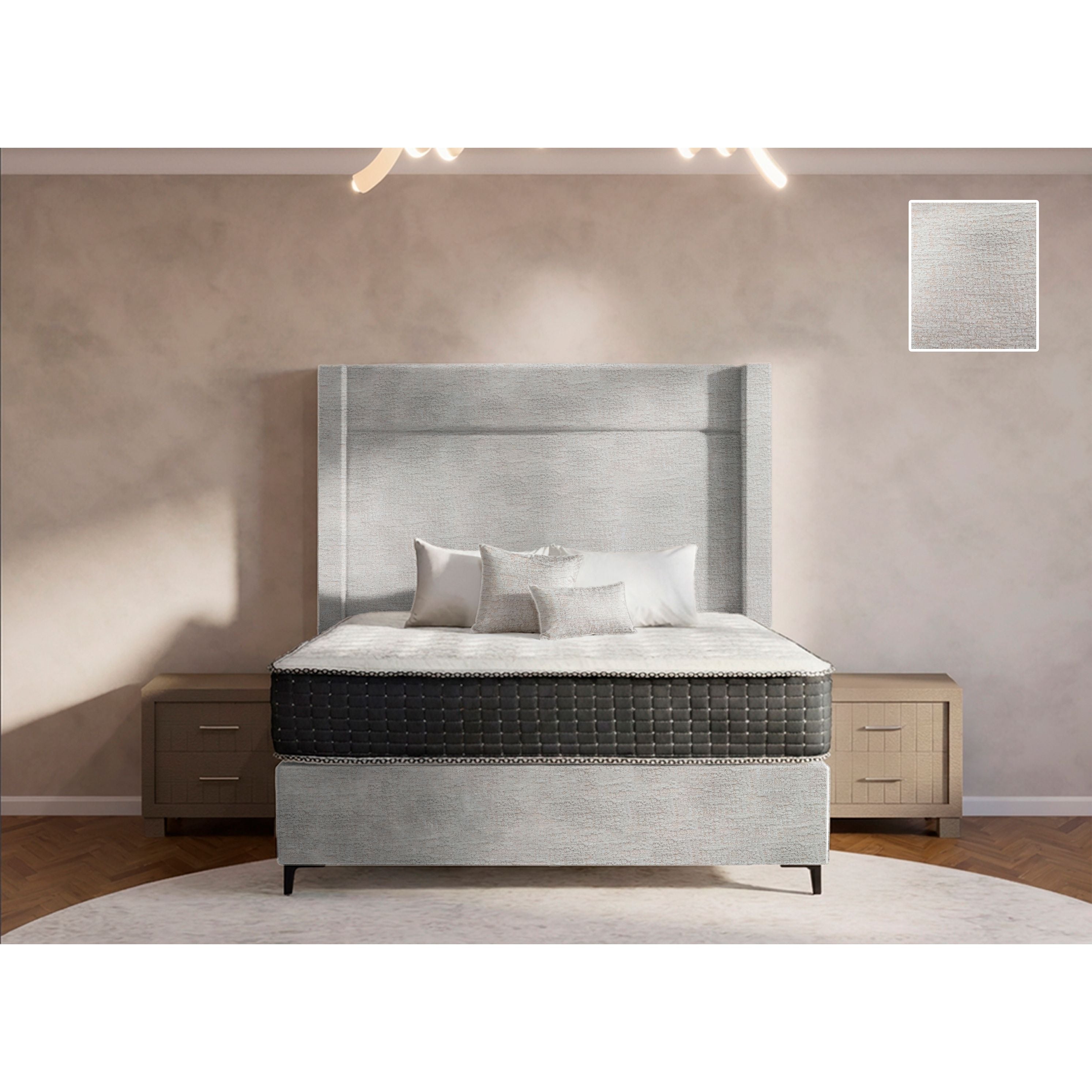 Eminence Side Wings Bed and Headboard