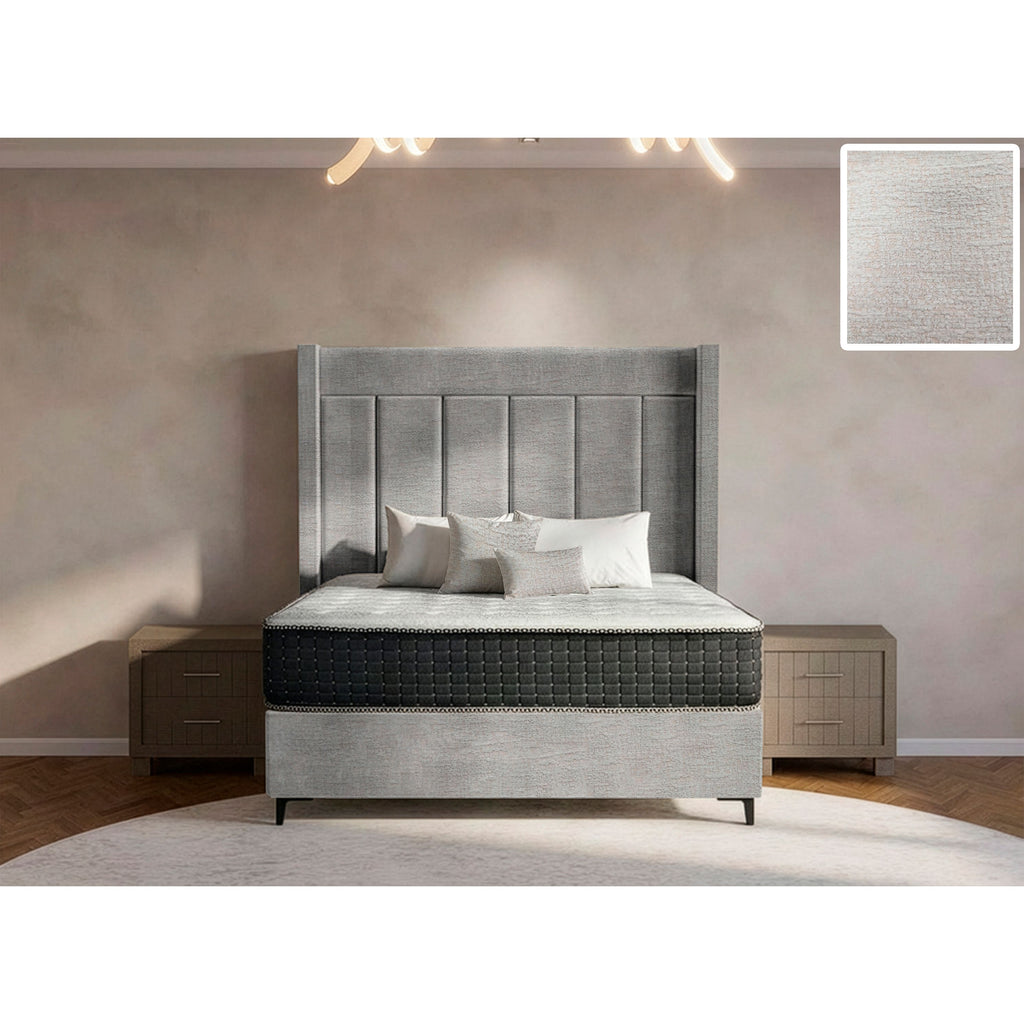 Luxeloom Side Wings Bed and Headboard
