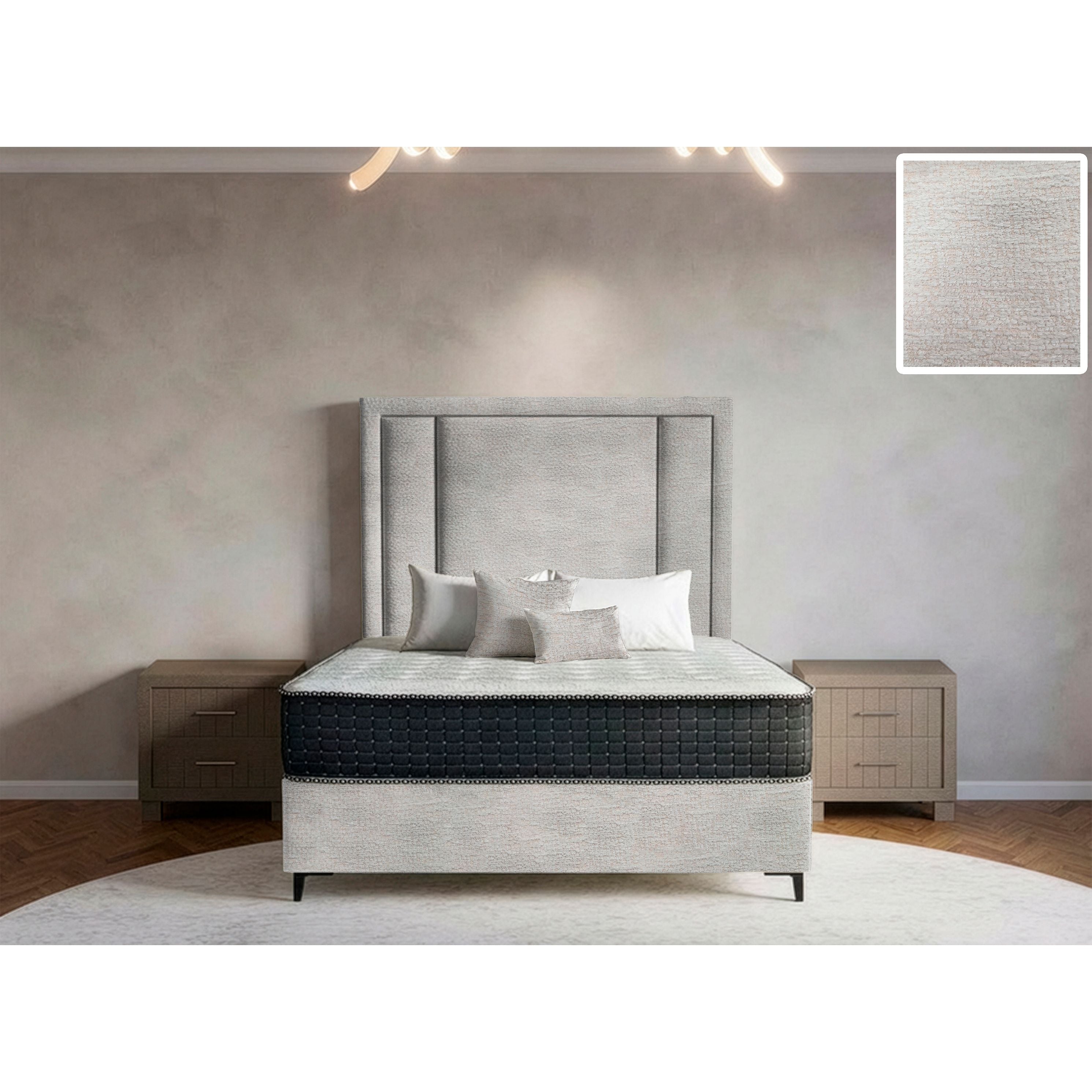 Apex Rimline Bed and Headboard