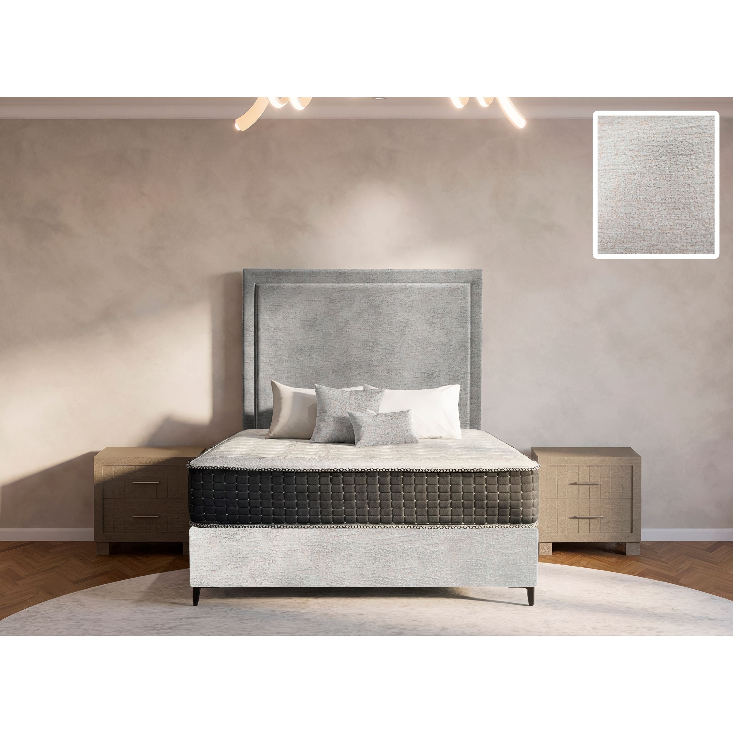Orlando Rimline Bed and Headboard