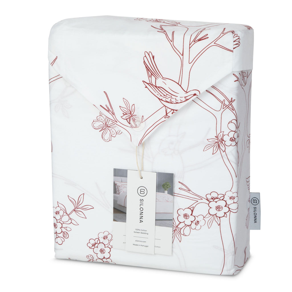 The Woodstock Duvet Cover Bedding Set - Mulberry