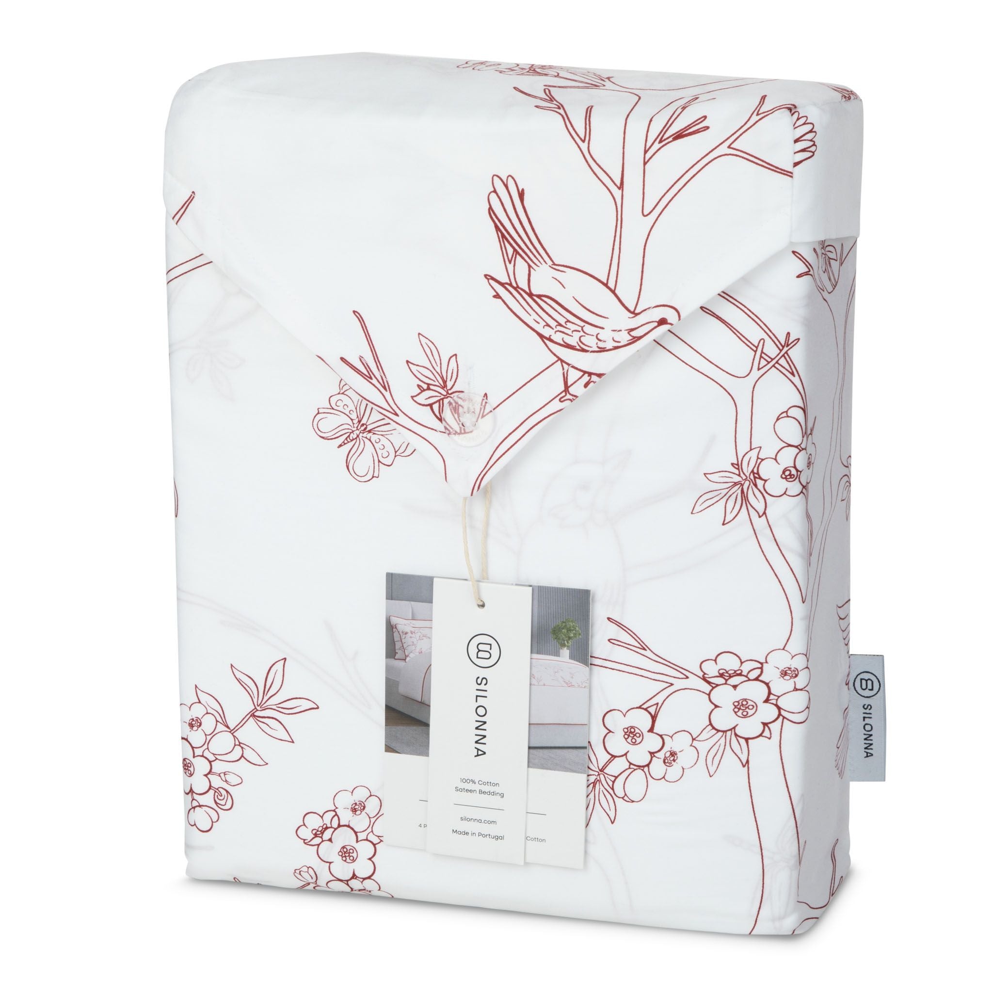 The Woodstock Duvet Cover Bedding Set - Mulberry