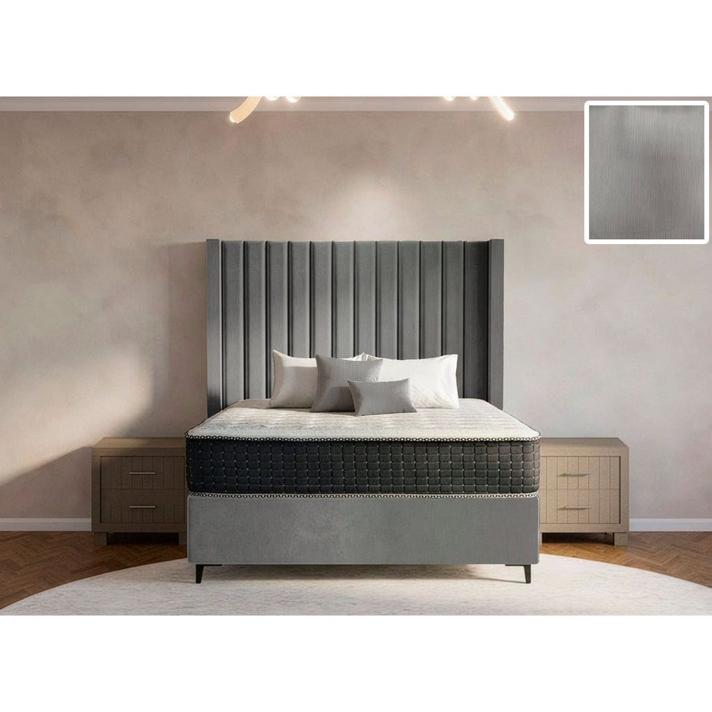 Majestic Side Wings Bed and Headboard
