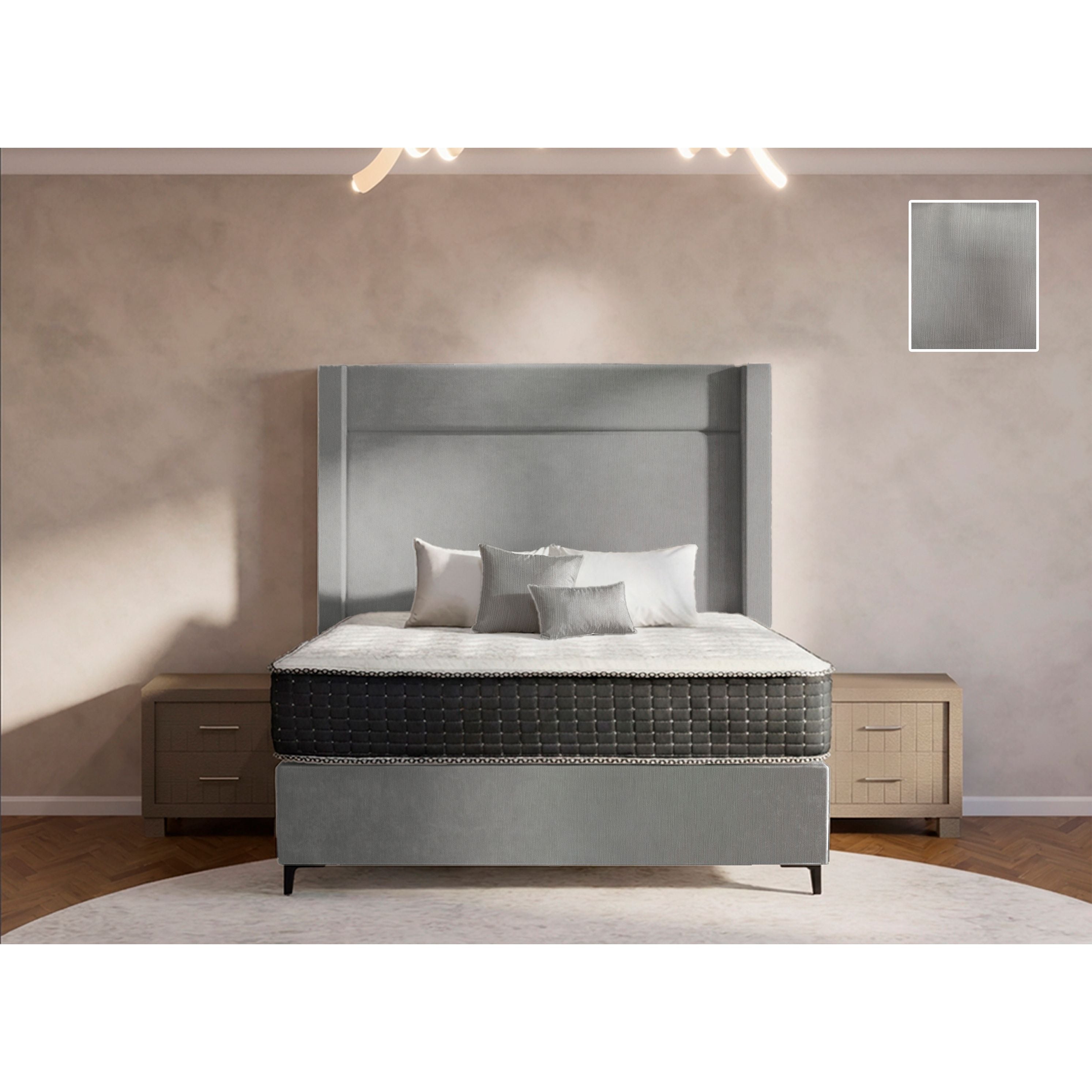 Eminence Side Wings Bed and Headboard