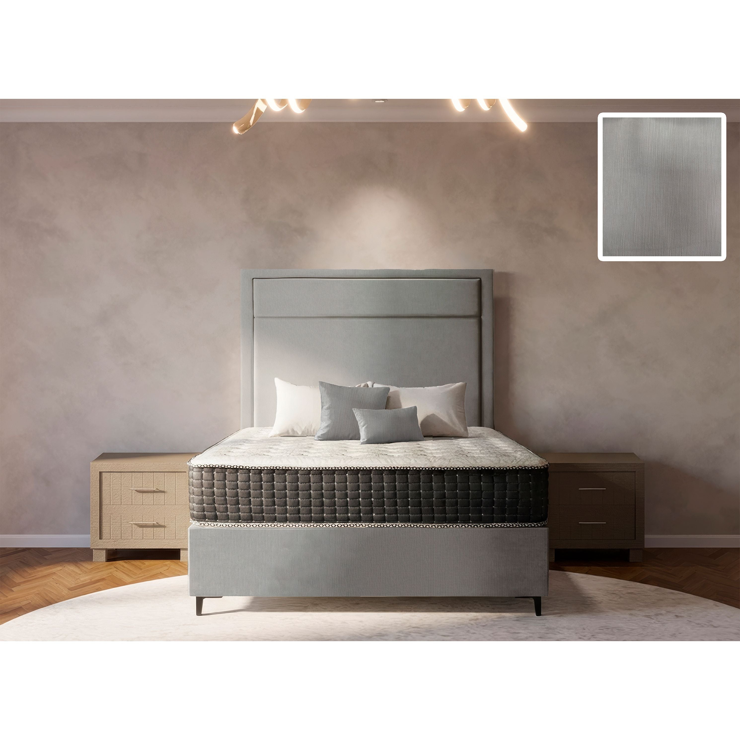 Eminence Rimline Bed and Headboard