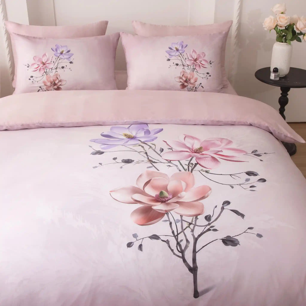 Petal'e Luxe Rose Duvet Cover Bedding Set