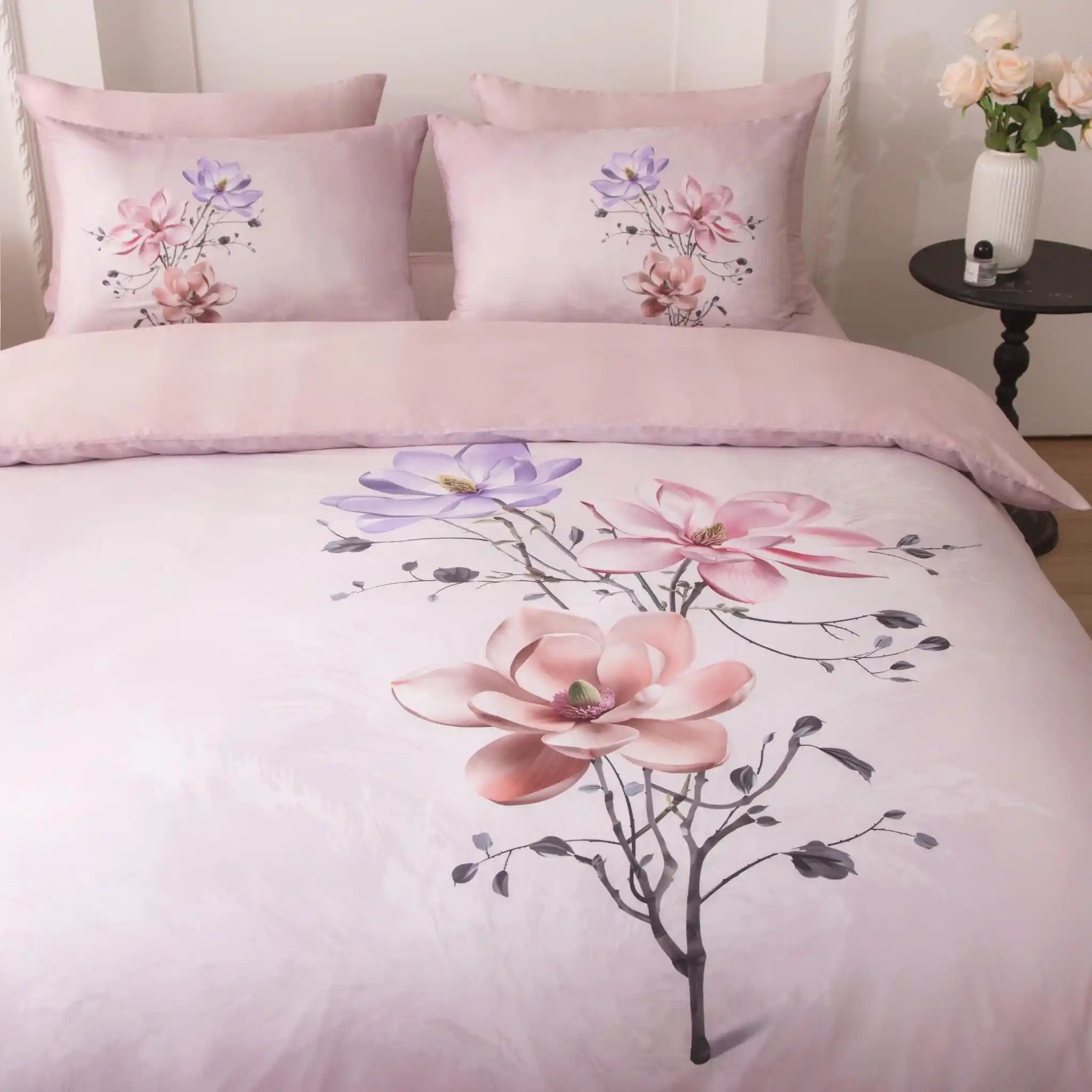 Petal'e Luxe Rose Duvet Cover Bedding Set