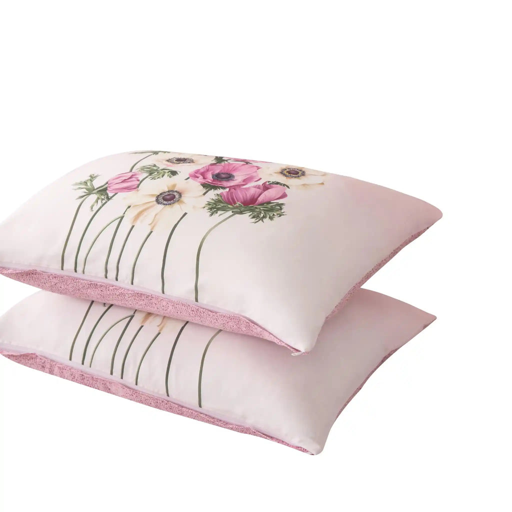 Royal Garden Pink Duvet Cover Bedding Set