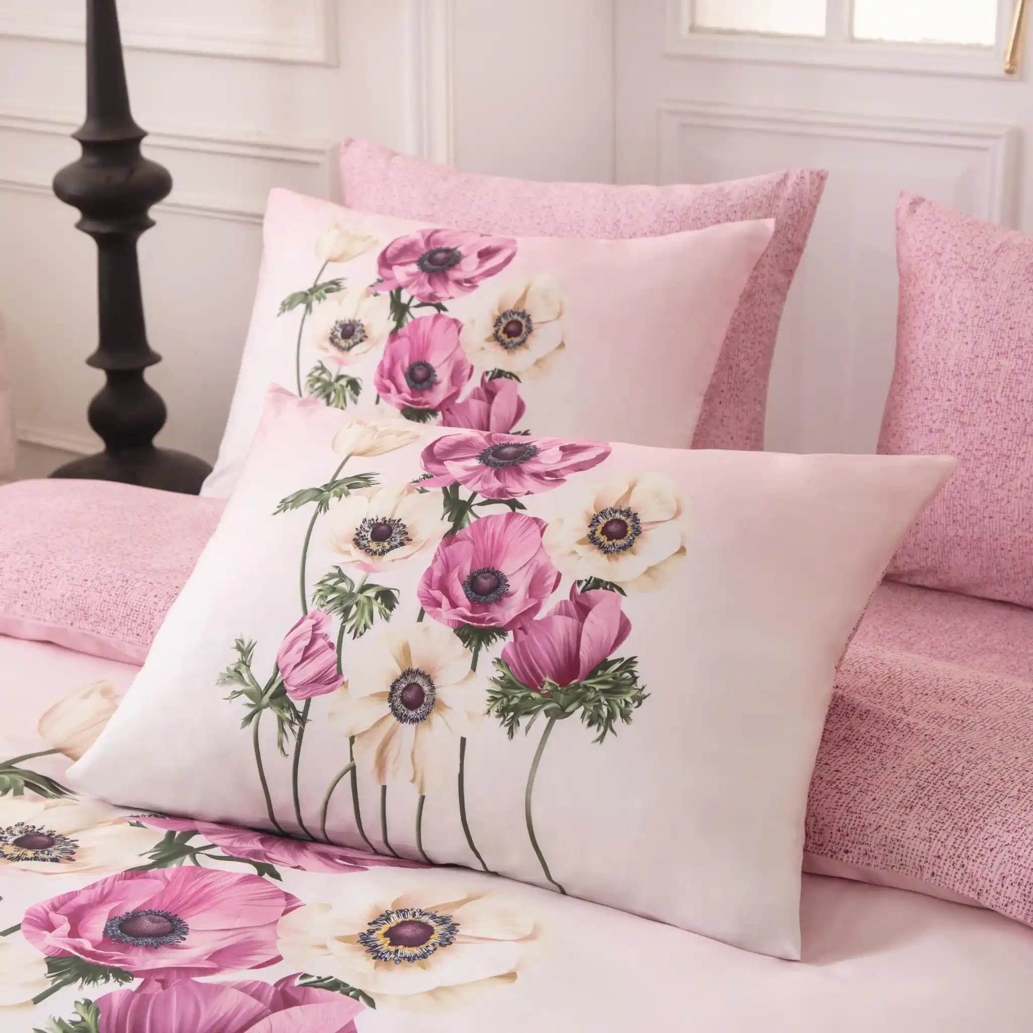 Royal Garden Pink Duvet Cover Bedding Set