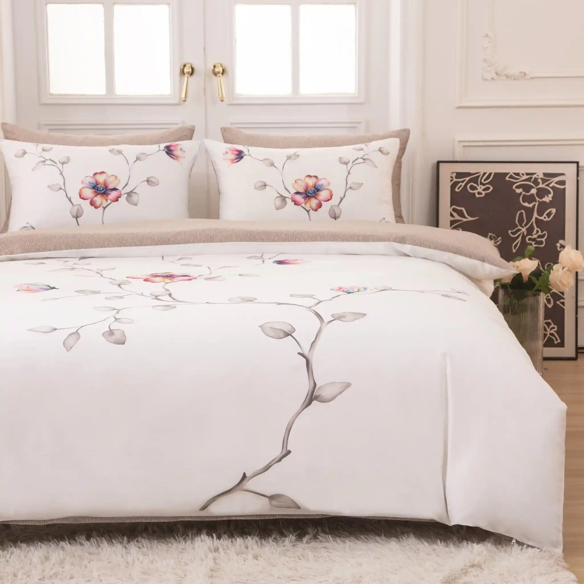 Cascading Fleur Duvet Cover Bedding Set
