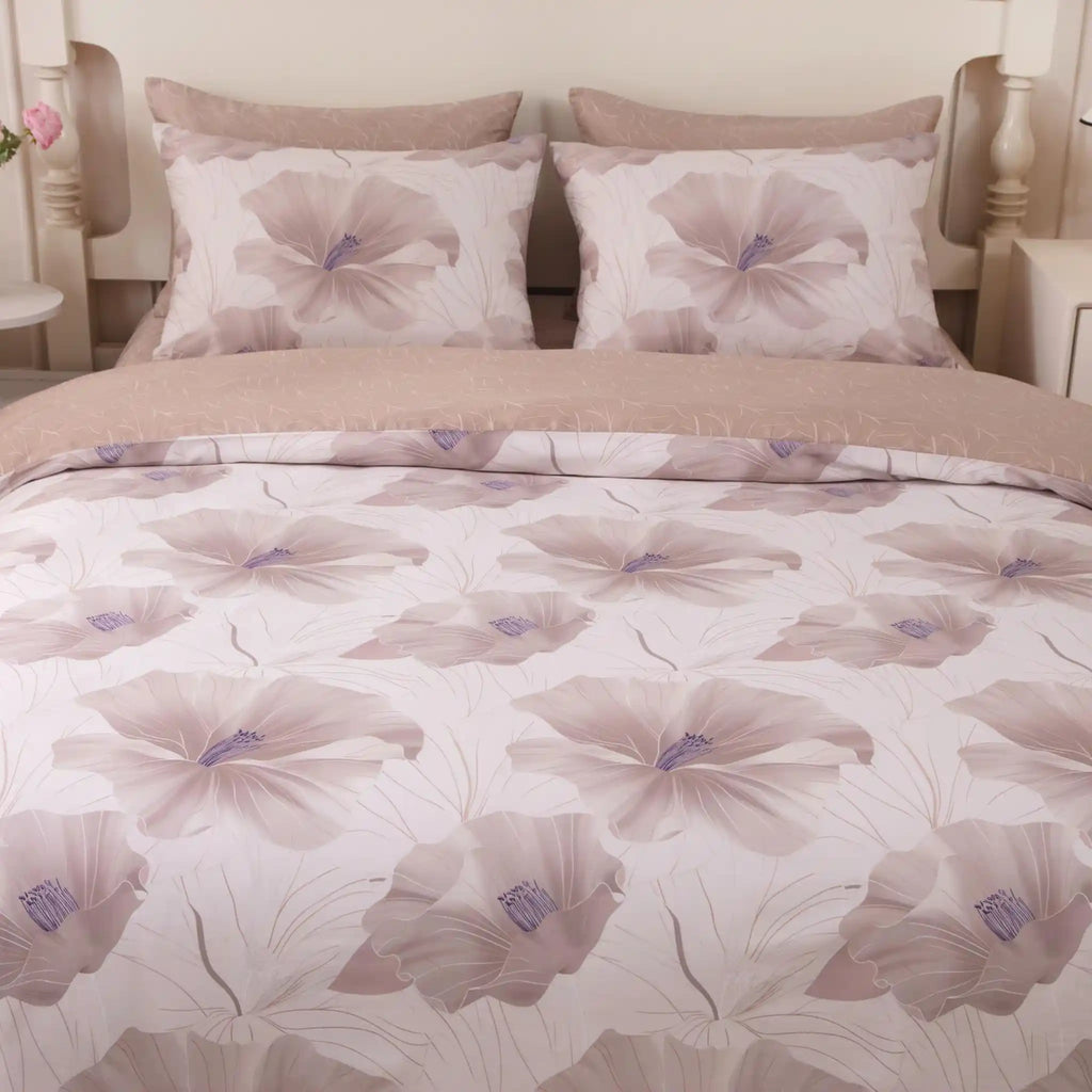 Expresso Bloom Duvet Cover Bedding Set
